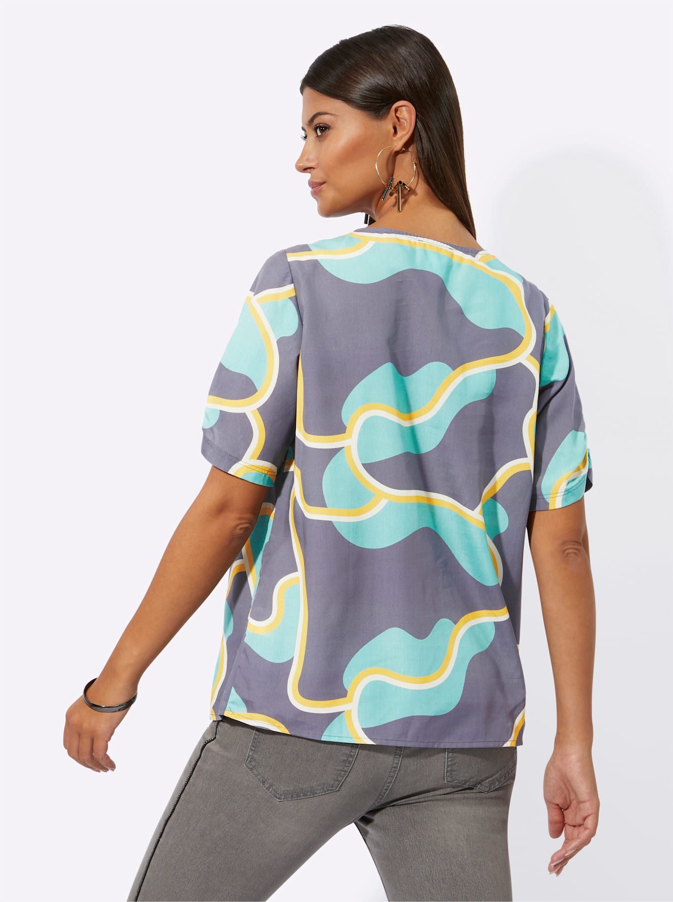 Creation L Gedessineerde blouse