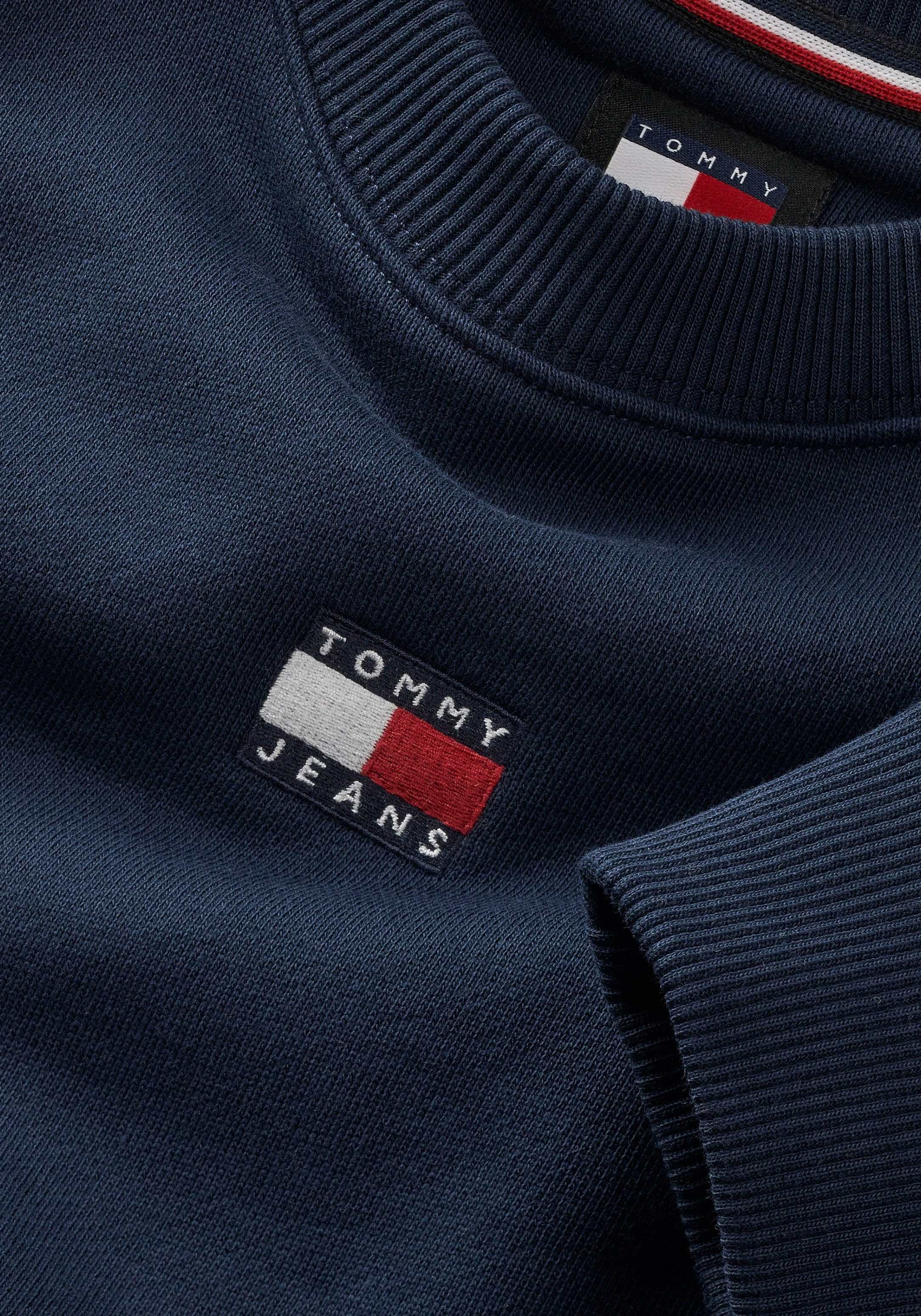 TOMMY JEANS Sweatshirt TJW BXY BADGE met drop-shoulder design en logo aan de voorkant