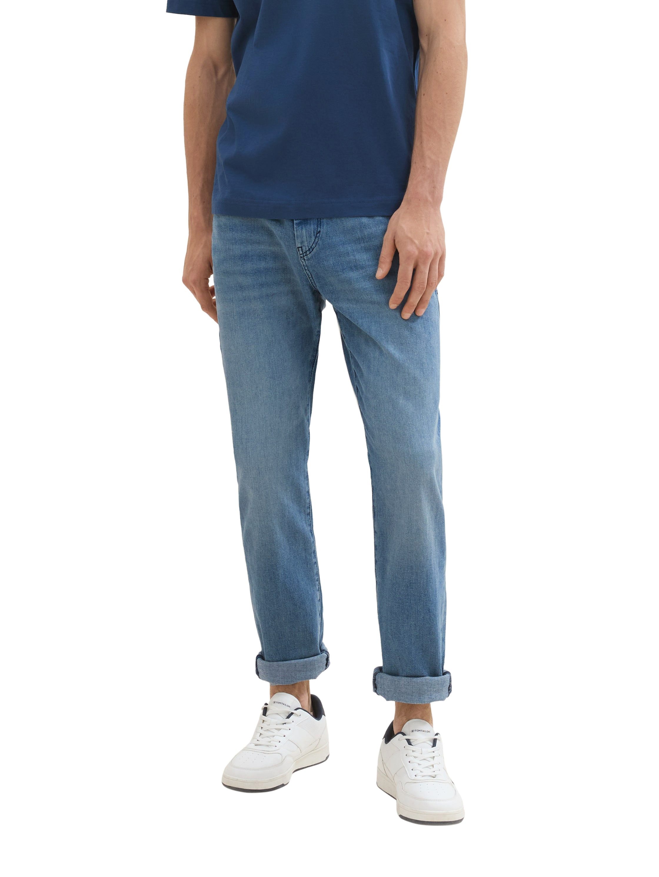 Tom Tailor Slim fit jeans JOSH Slim in casual stijl en verschillende wassingen heren slim fit jeans maat 40
