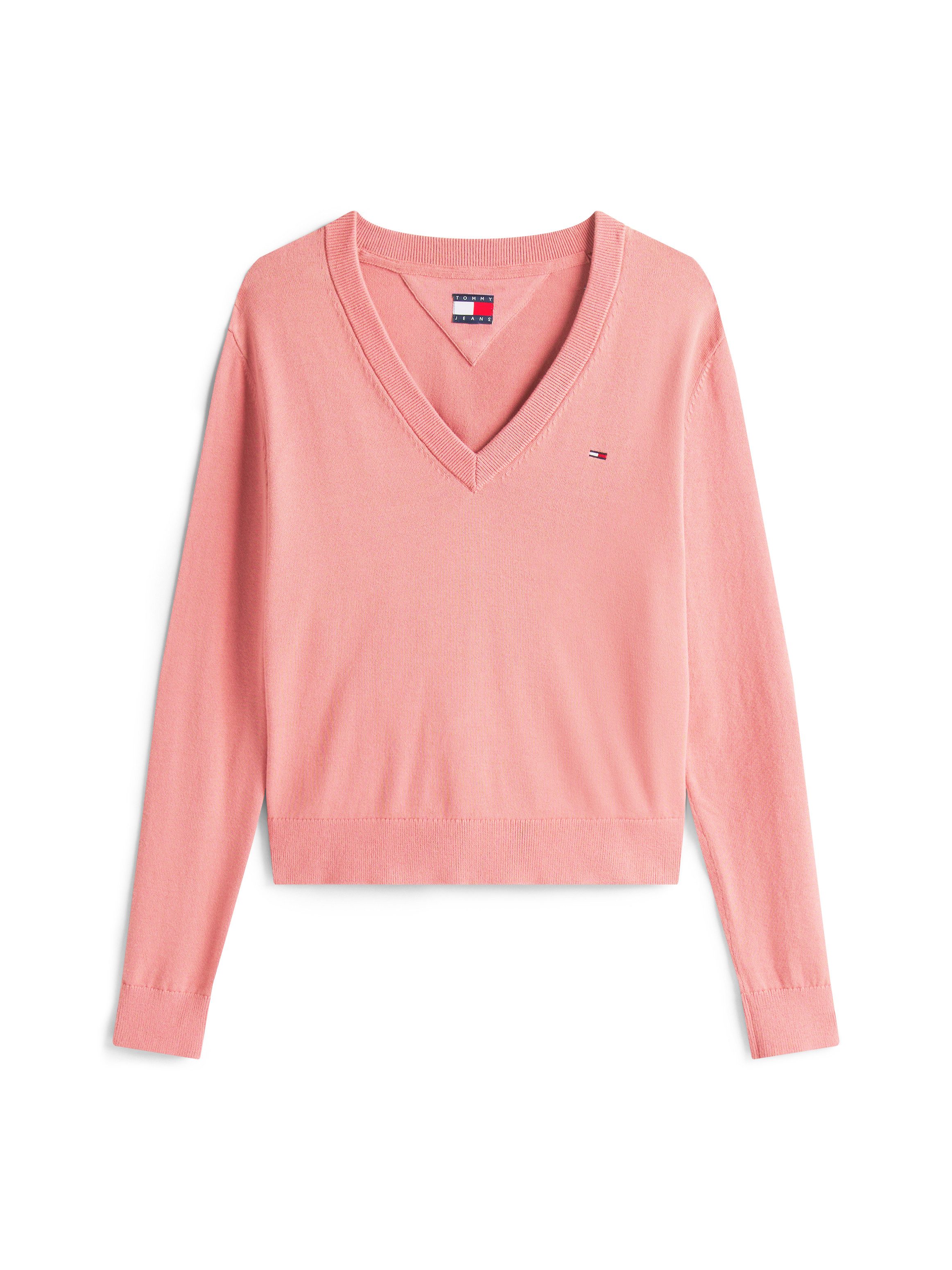 TOMMY JEANS Trui met V-hals TJW ESSENTIAL VNECK SWEATER EXT