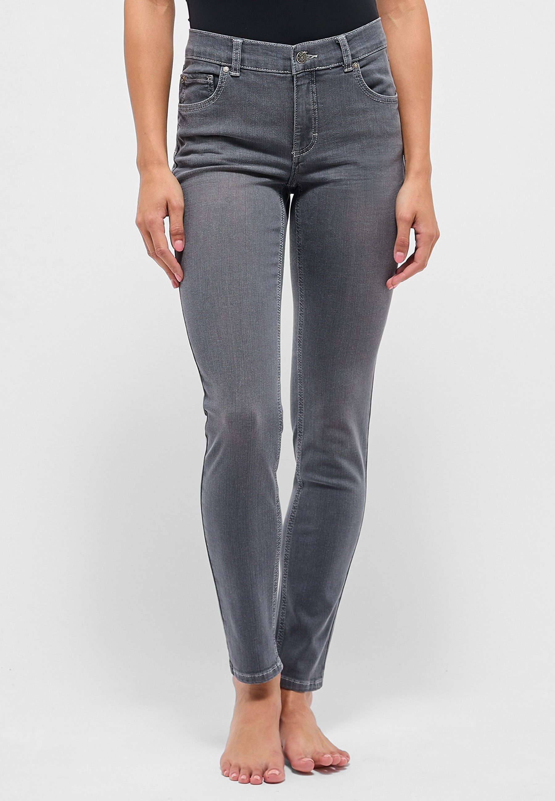 ANGELS Skinny fit jeans met contraststiksels op de zakken