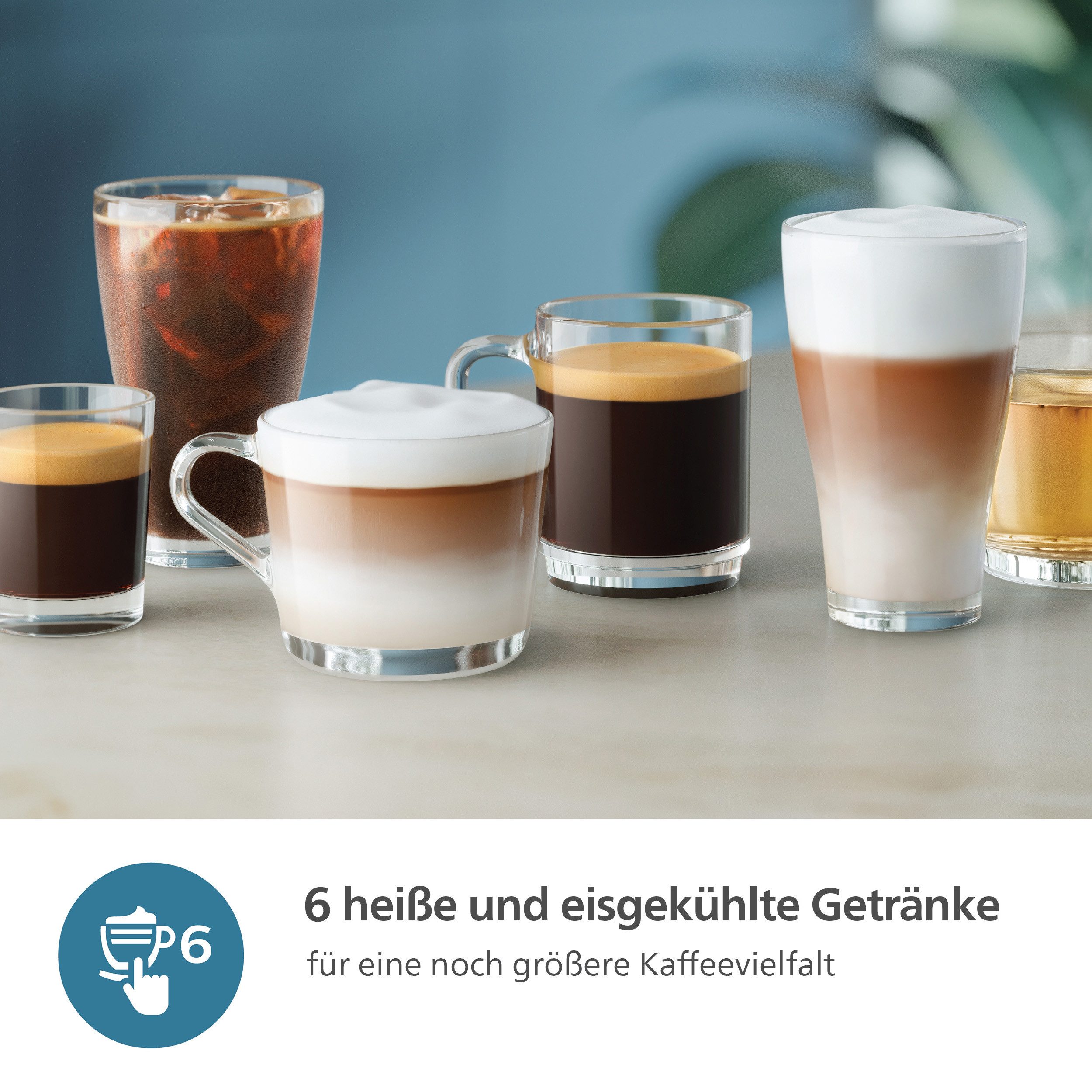 Philips Volautomatisch koffiezetapparaat EP3347/90 3300 Series, 6 koffiespecialiteiten, met lattego melkopschuimer, zwart verchroomd