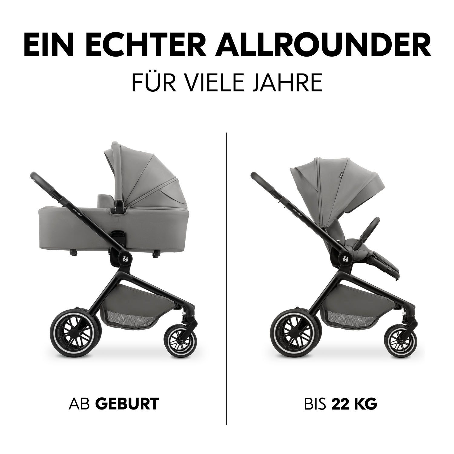 Hauck Combi-kinderwagen Move N Care Set belasting tot 22 kg (set)