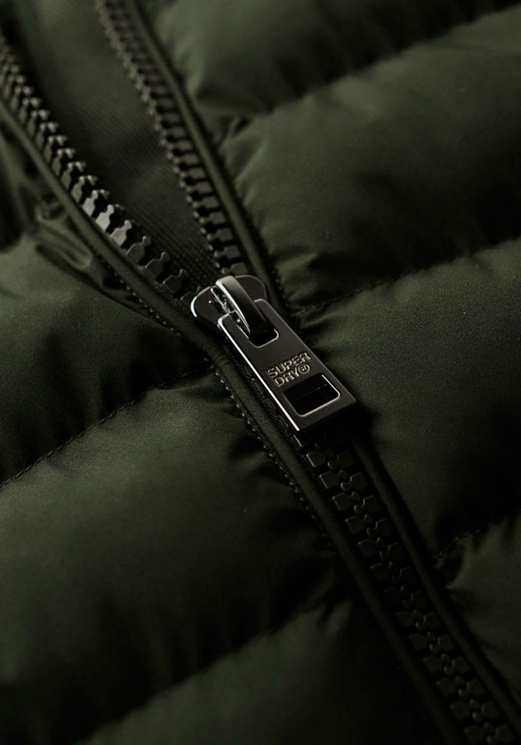 Superdry Gewatteerde jas FUJI NEPPEL HOOD MID LENGTH