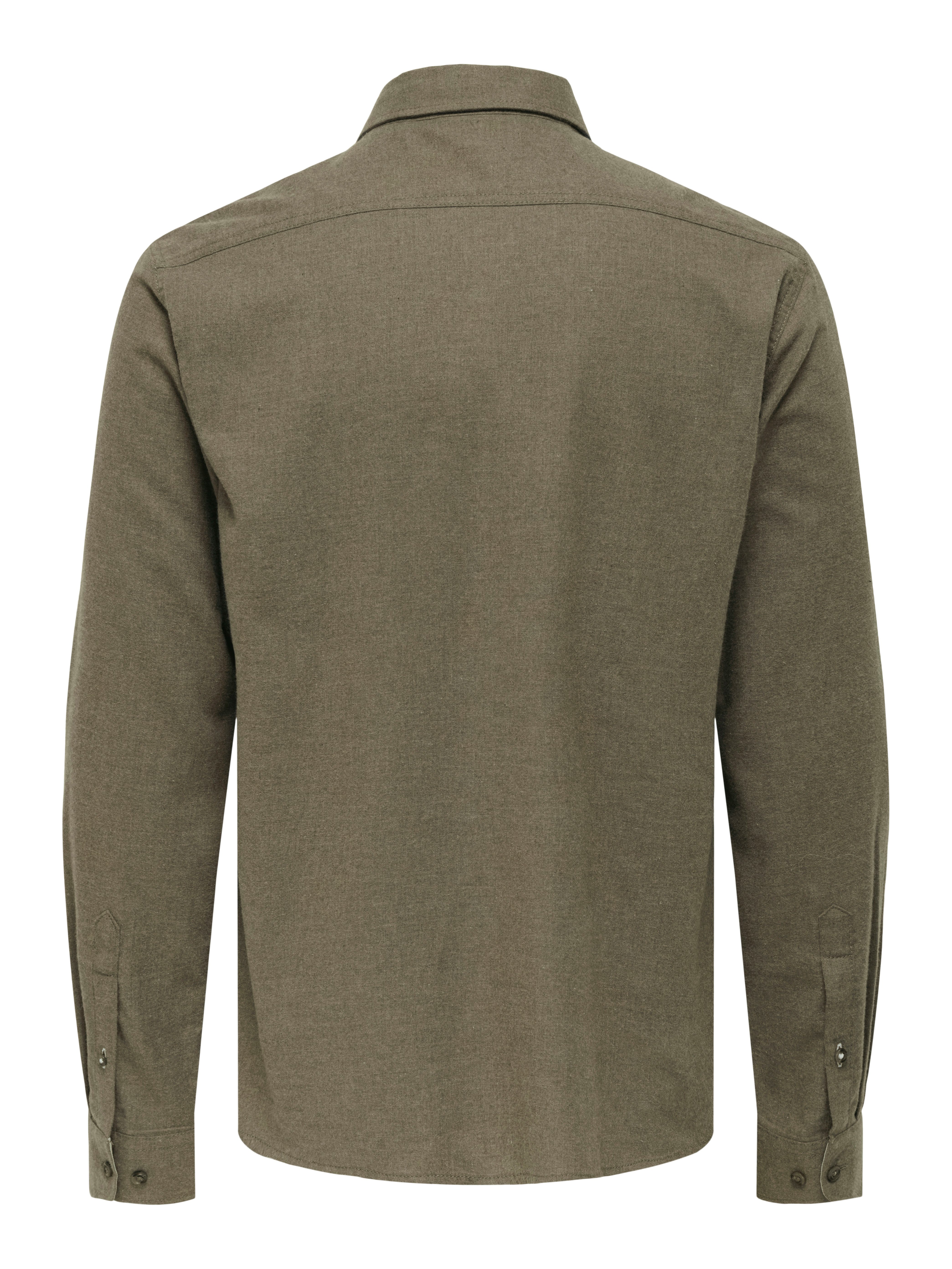 ONLY & SONS Overhemd met lange mouwen ONSROAD LIFE REG MELANGE LS SHIRT NOOS