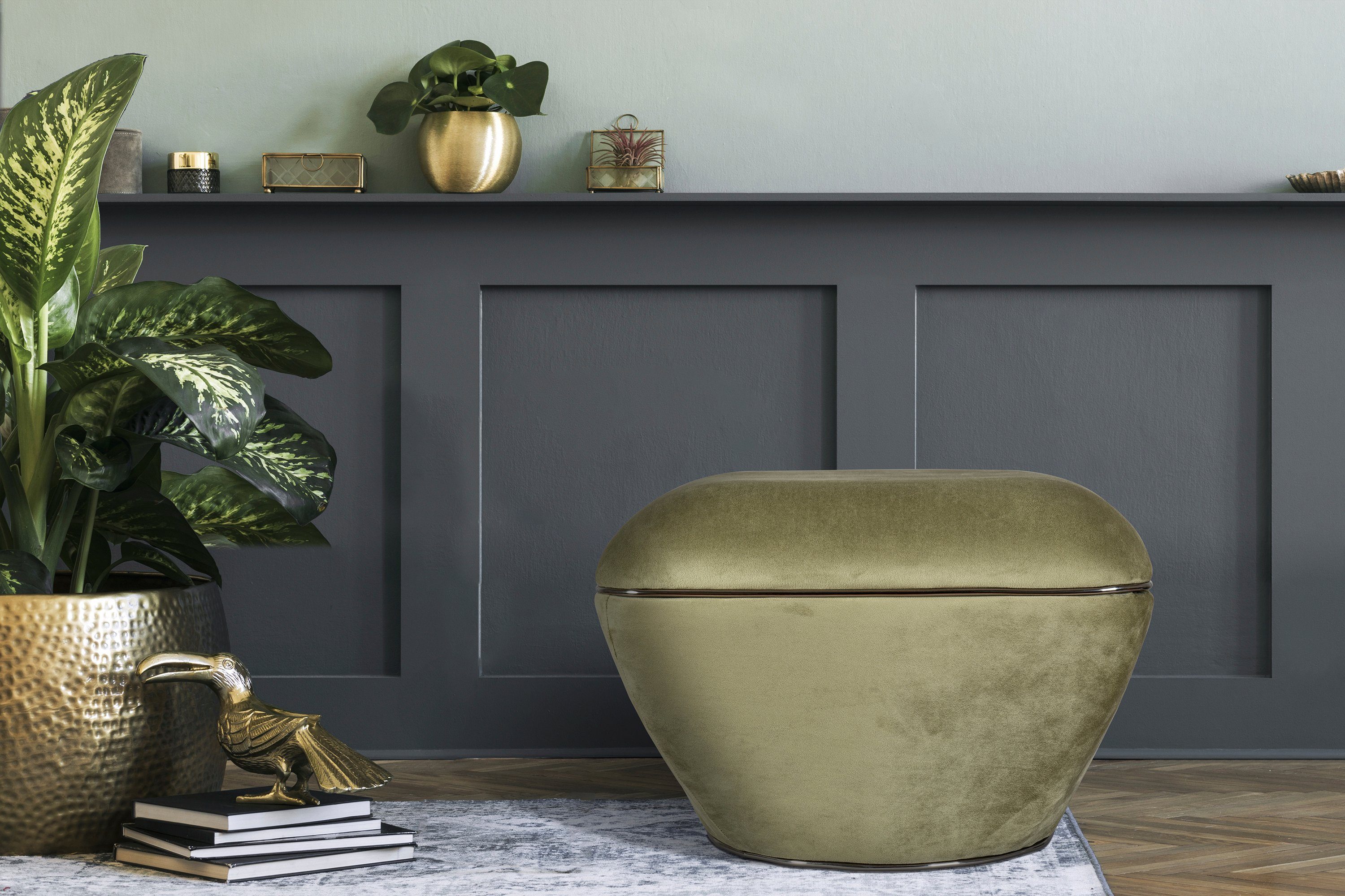 Kayoom Zithocker Kruk Contessa 125, veelzijdig inzetbare allrounder, elegante vorm (1 stuk)