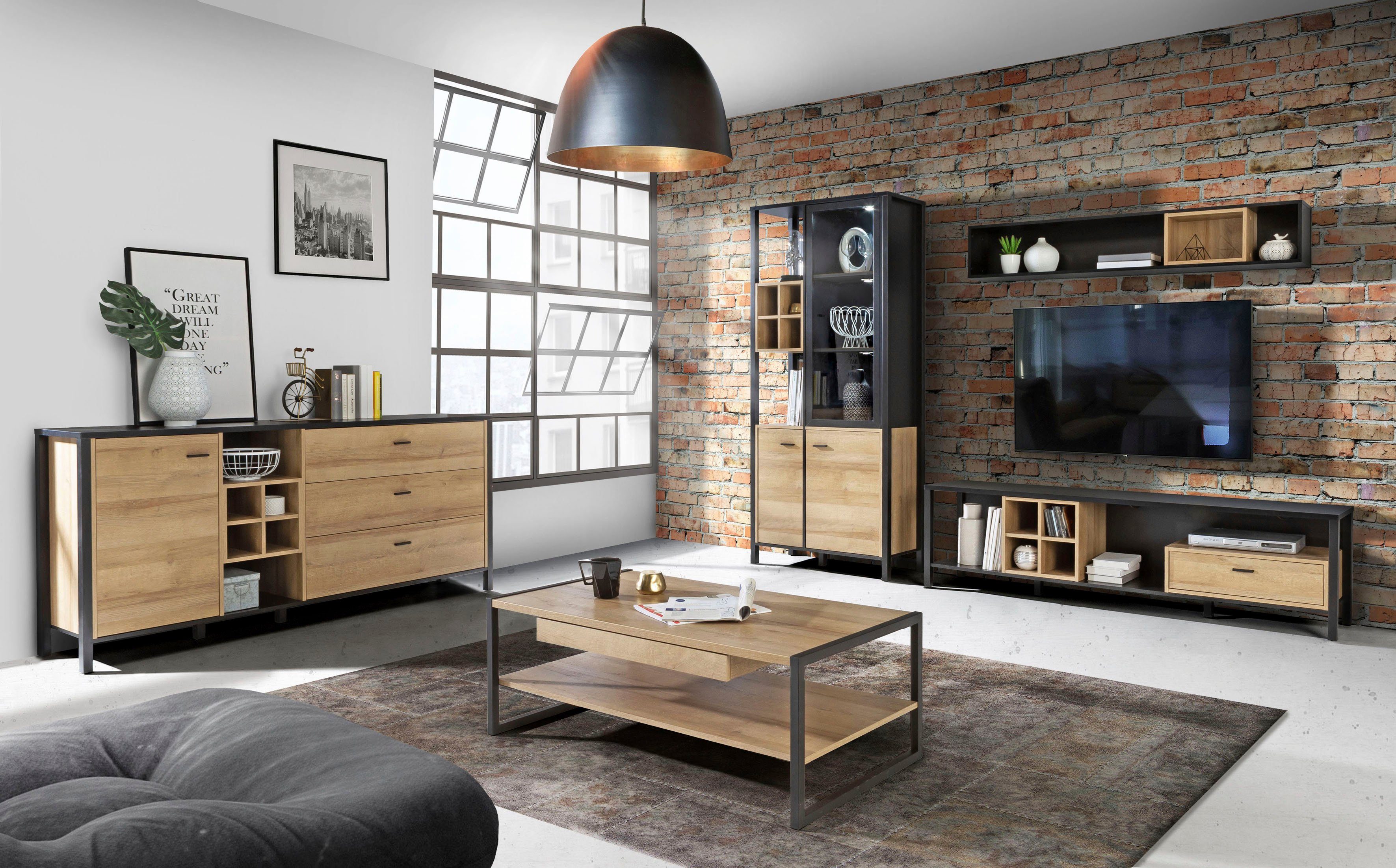 FORTE Salontafel High Rock Breedte ca. 111 cm