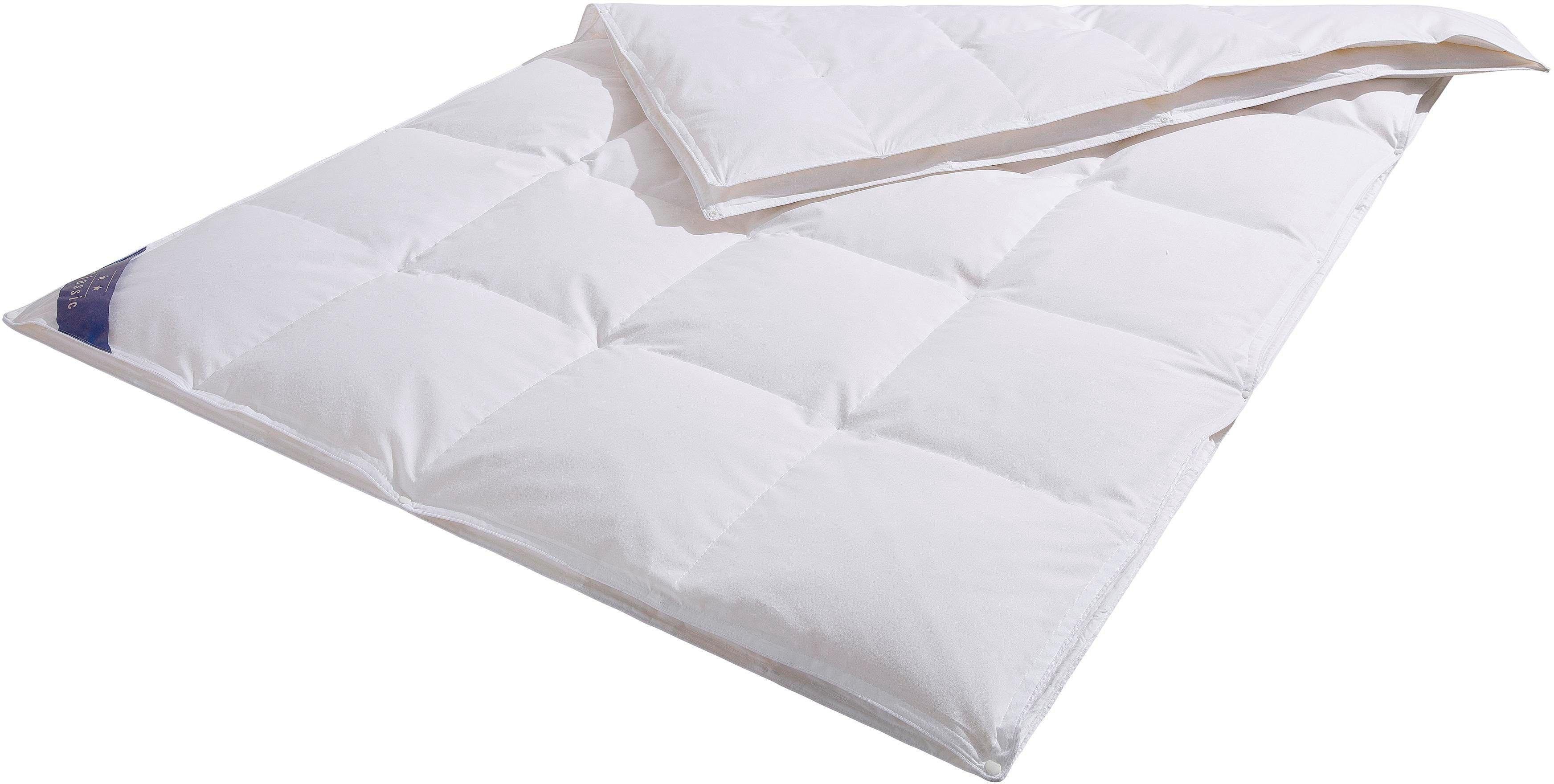 Hanse by RIBECO Veren dekbed + veren kussen Jonas Slaapcomfort voor alle seizoenen! (voordeelset)