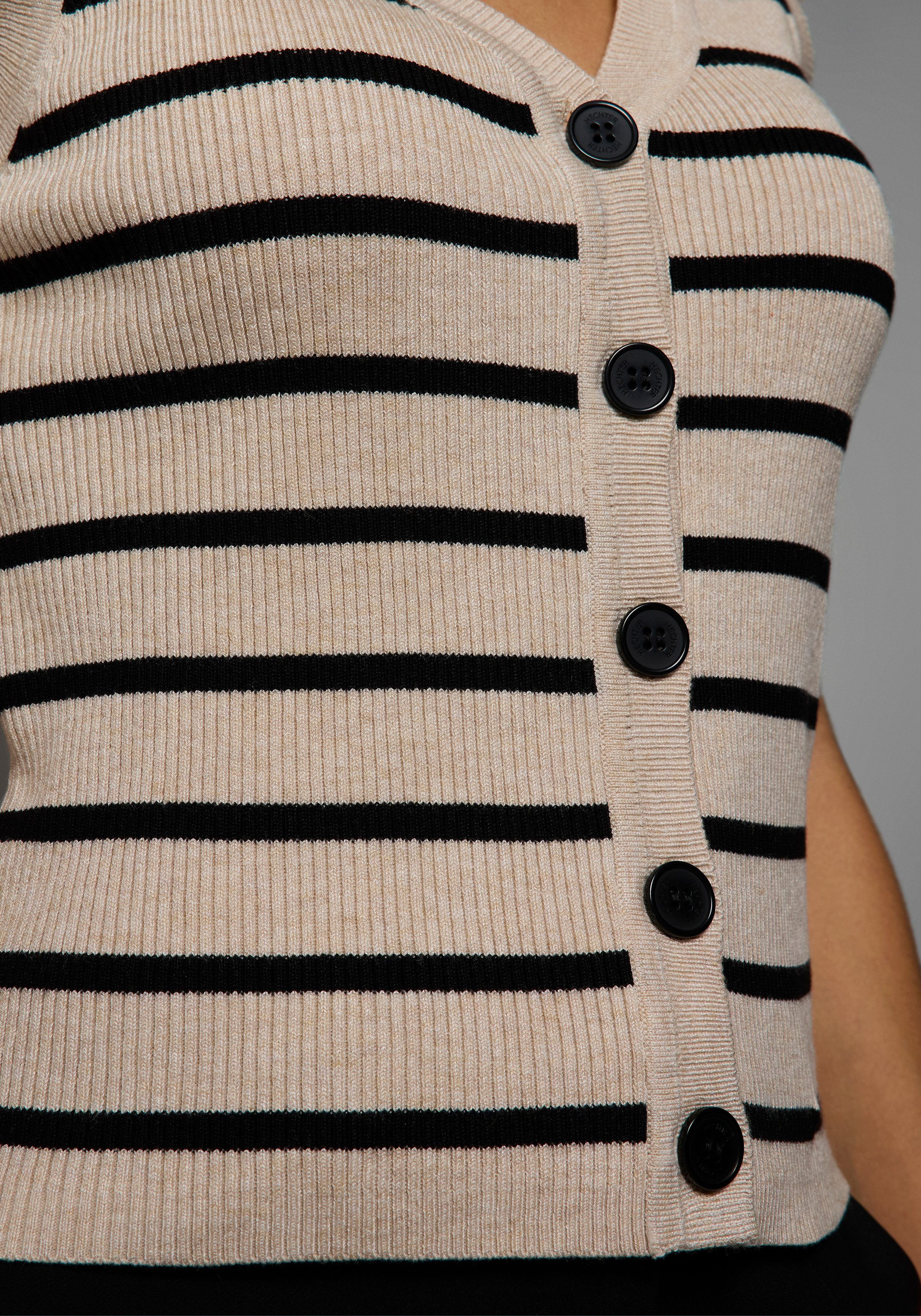 HECHTER PARIS Gebreide top in streep-look