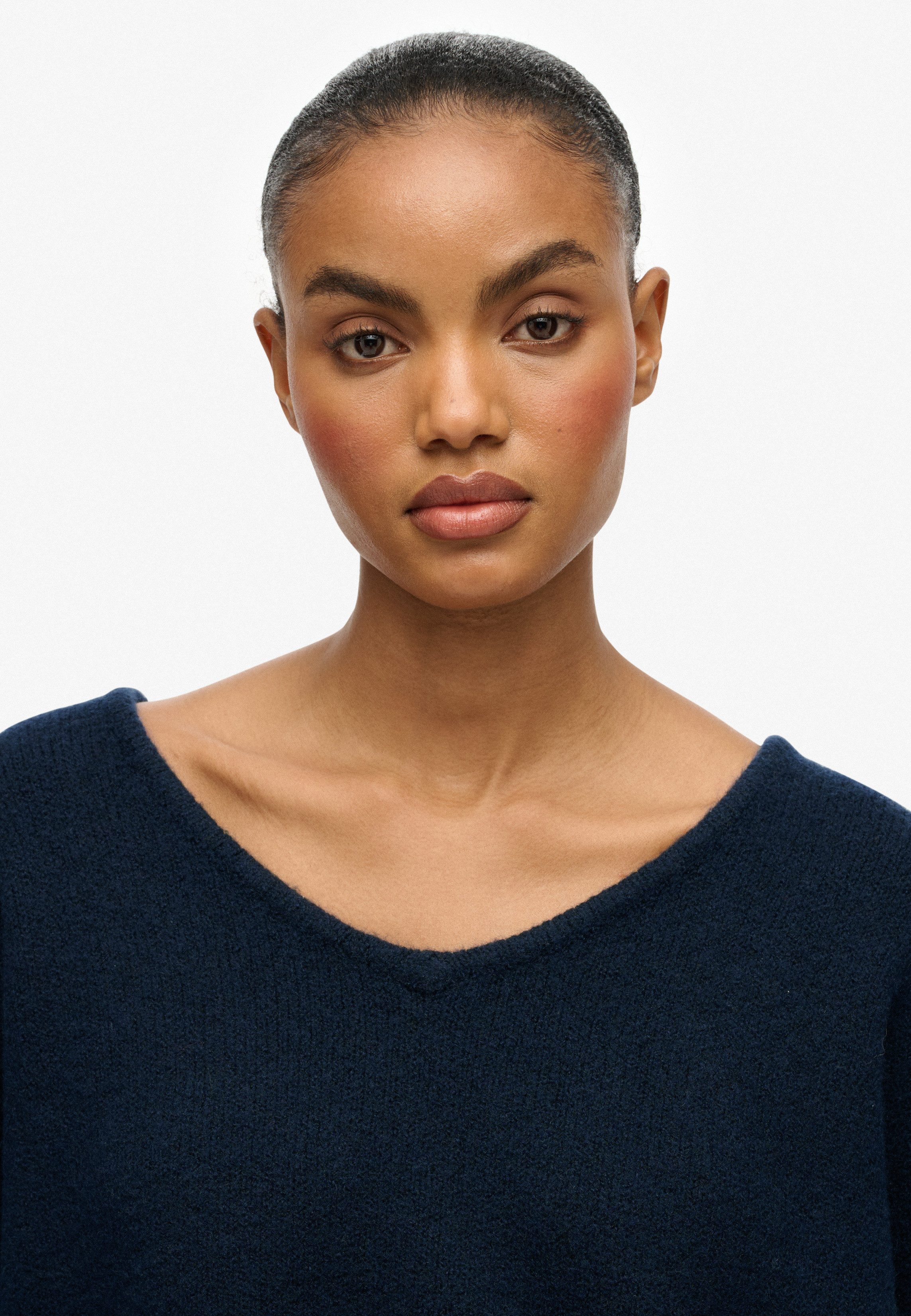 Superdry Gebreide trui BRUSHED OS V NECK JUMPER
