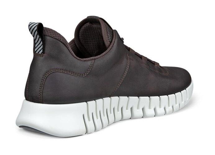 Ecco Slip-on sneakers GRUUV M met innovatieve loopzool, vrijetijdsschoen, lage schoen, veterschoen