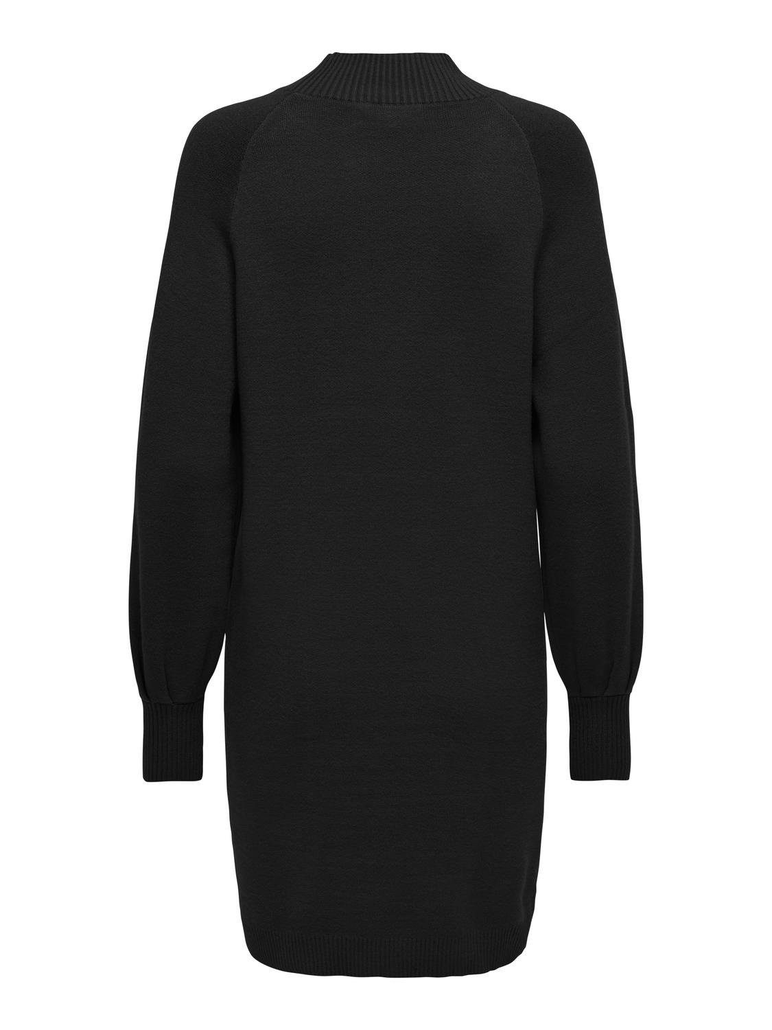 Only Gebreide jurk ONLFRIDA LIFE LS HIGHNECK DRESS CC KNT