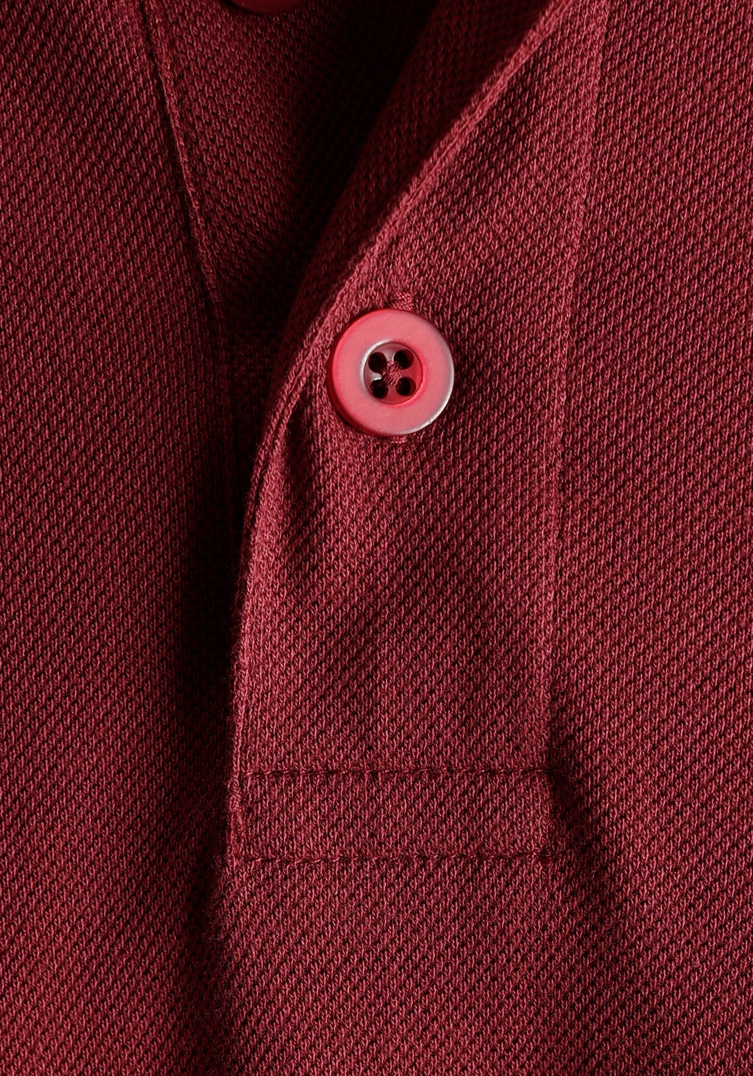 Man's World Poloshirt Korte mouwen, losse pasvorm, effen