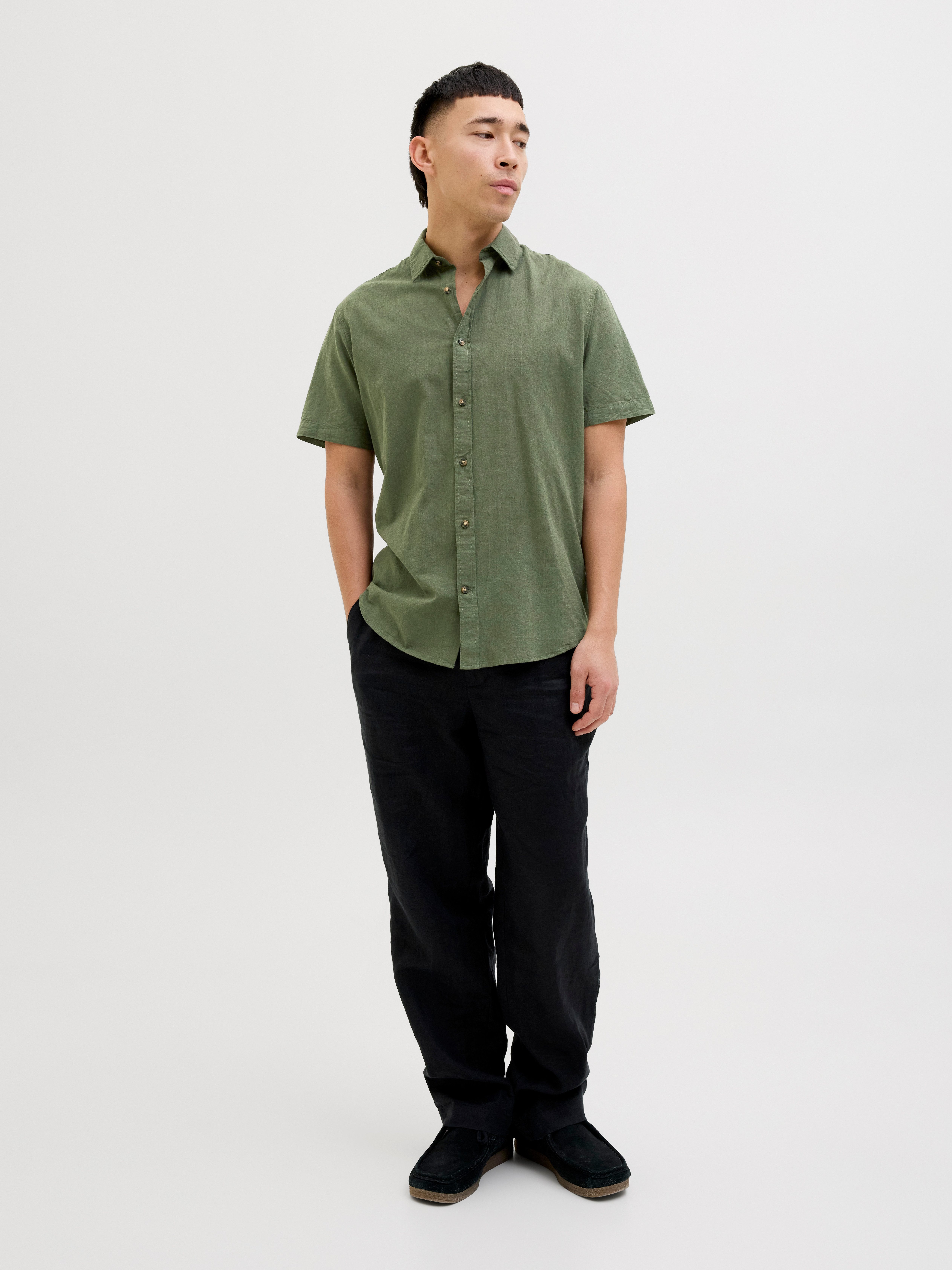 Jack & Jones Overhemd met korte mouwen JJESUMMER SHIRT SS SN
