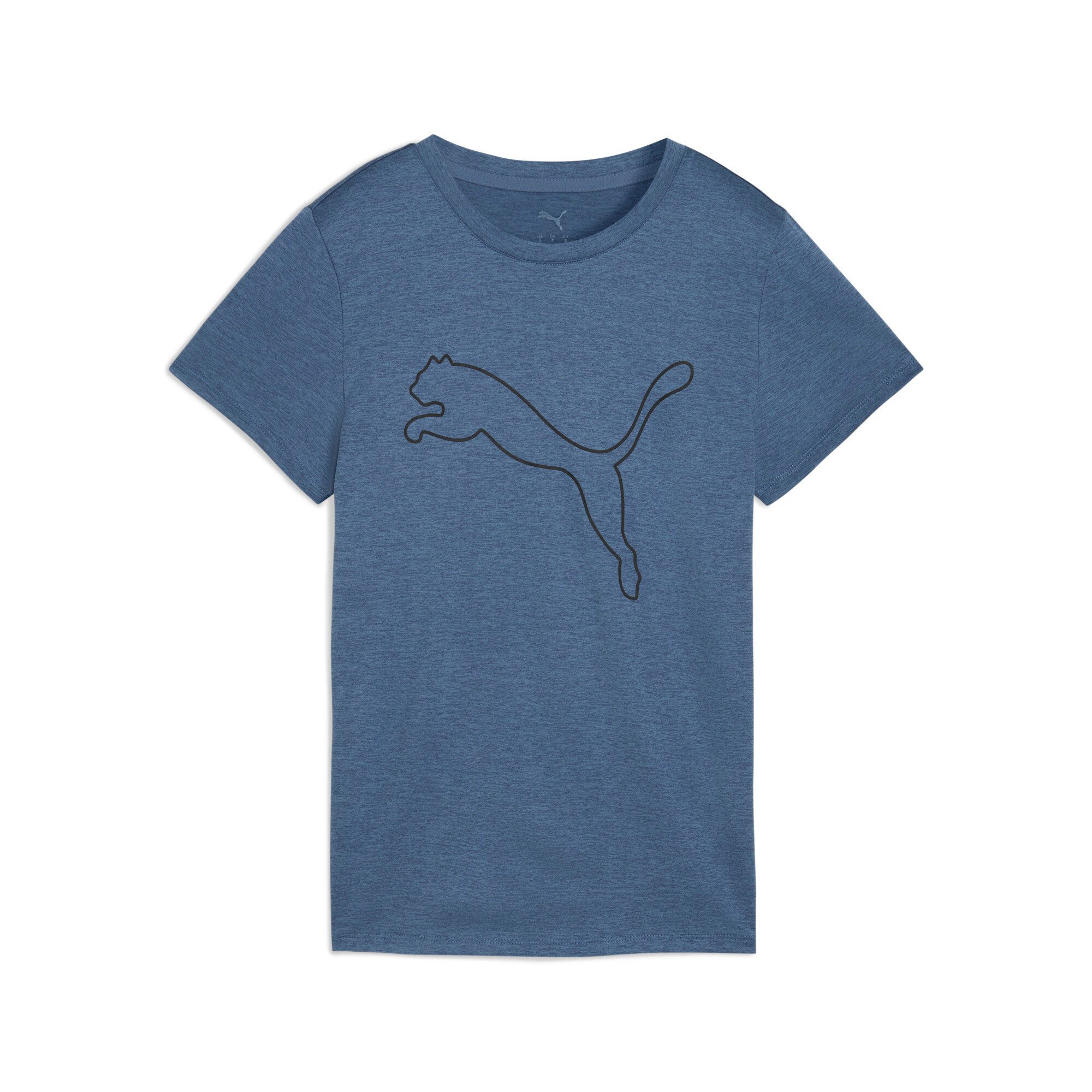 PUMA Trainingsshirt W TAD ESSENTIAL HEATHER LOGO TEE