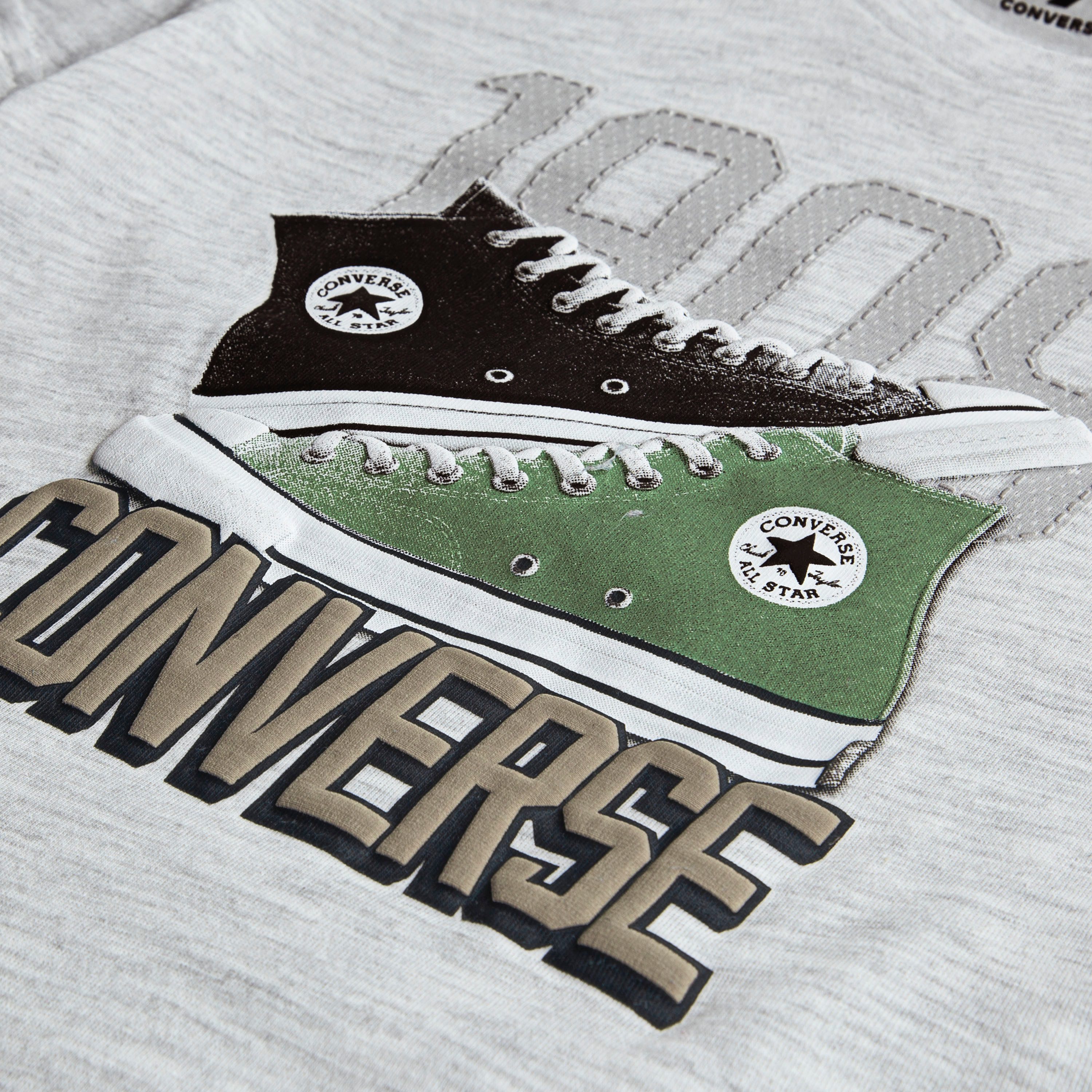 Converse T-shirt short CNVB RETRO REMIX SS+WOVEN SHOR (2-delig)