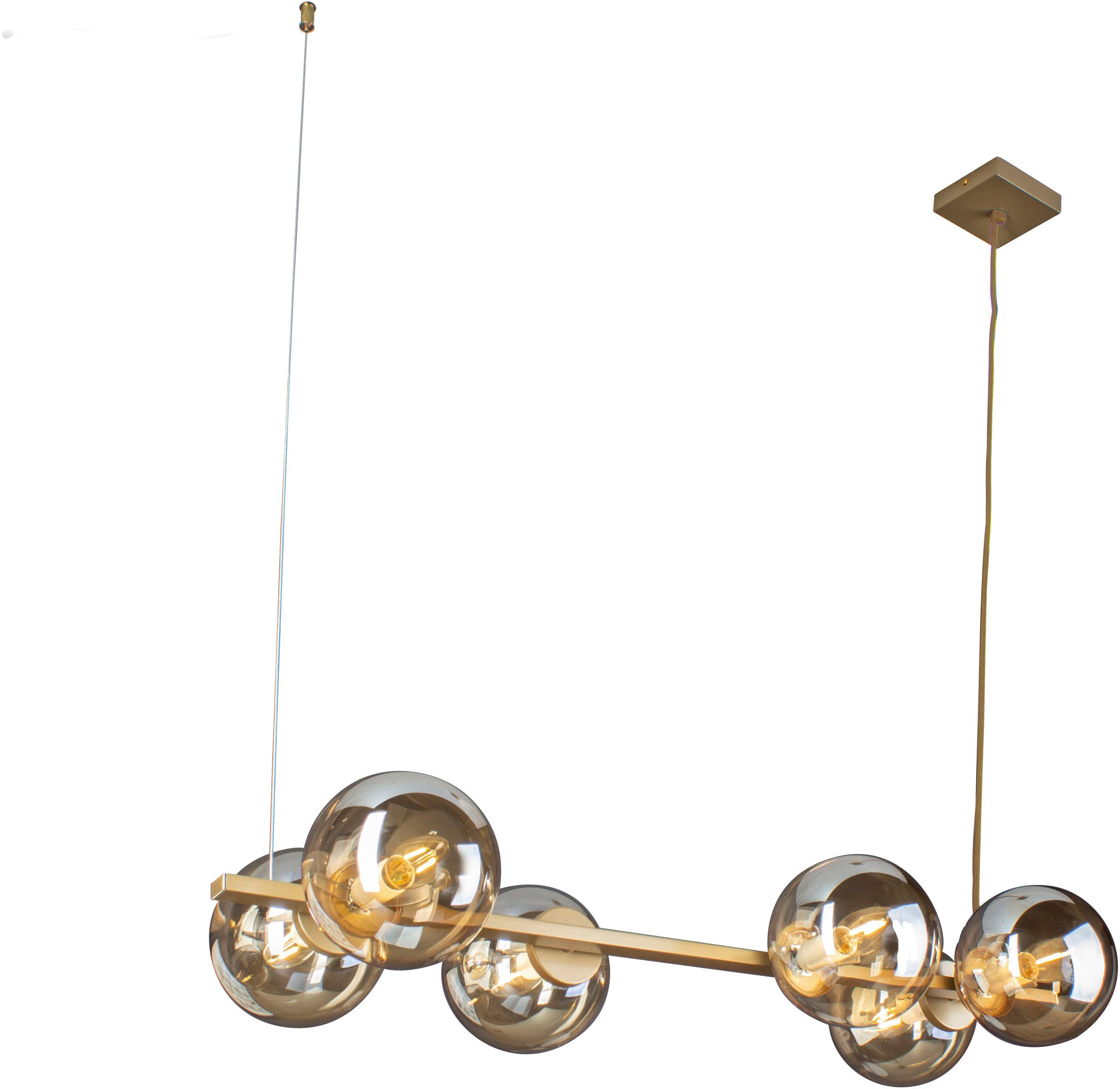 ECO-Light PLUTO 9110-S6 GO Hanglamp E14 Goud