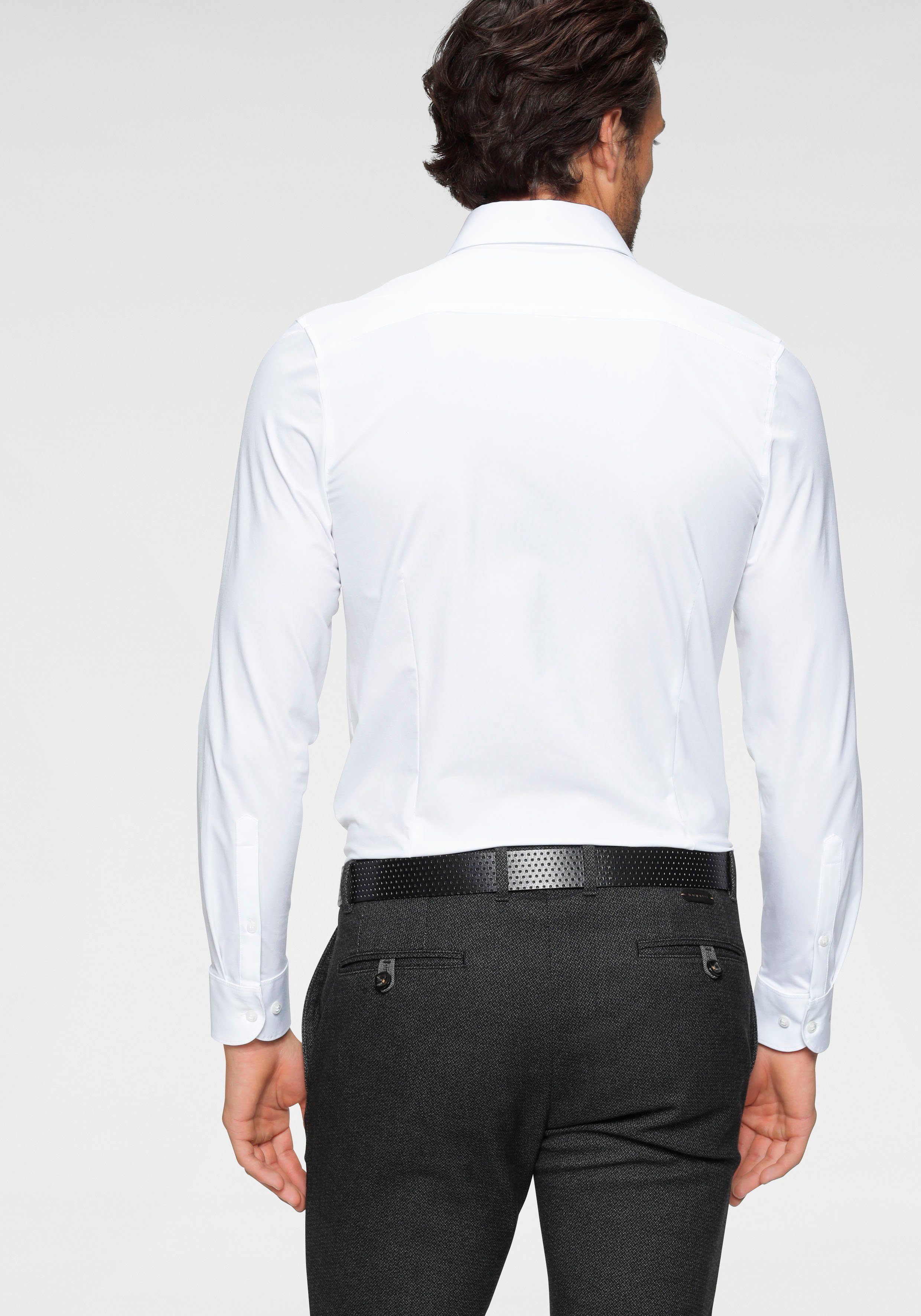 OLYMP Businessoverhemd Level Five body fit jersey shirt