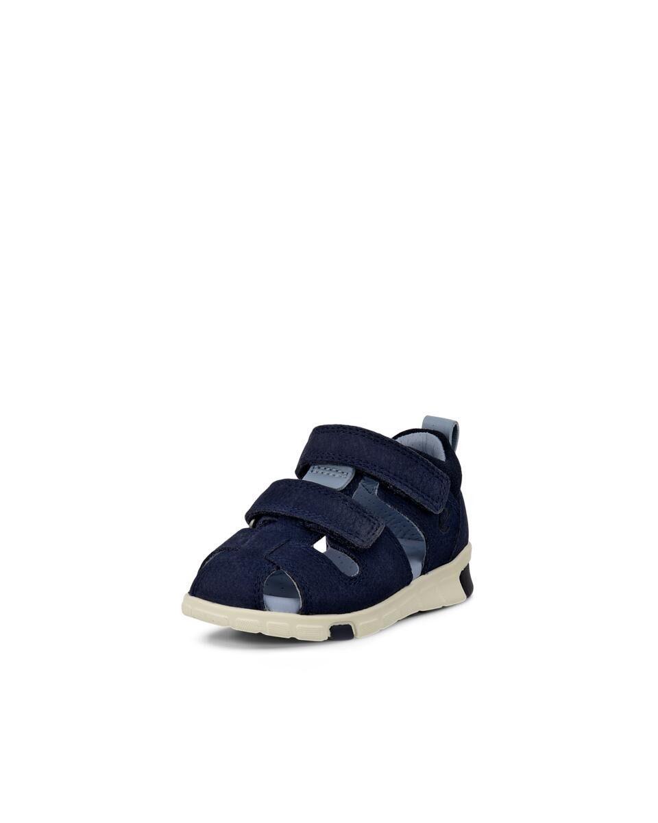 Ecco Babyschoentjes MINI STRIDE SANDAL , babyschoen, sandaal, zomerschoen met leren binnenzool kinderen meisjes maat 28 blauw
