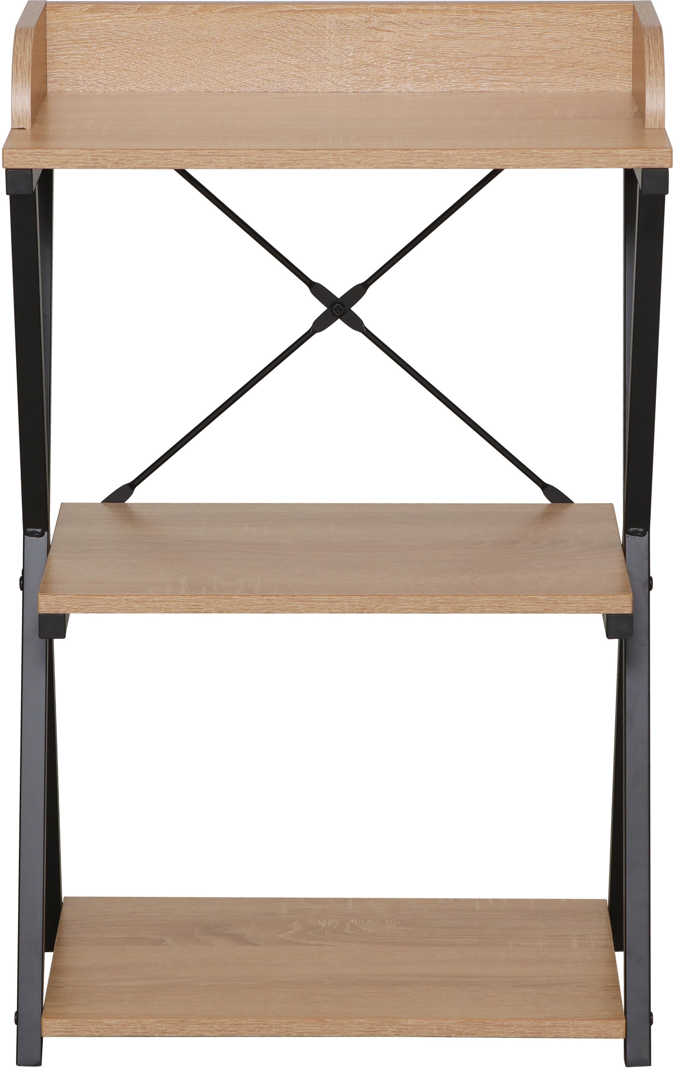 Home affaire Kantoormeubelset Forres, bestaand uit bureau & rek Metalen frame, afzonderlijk instelbaar, FSC®-gecertificeerd (2-delig)