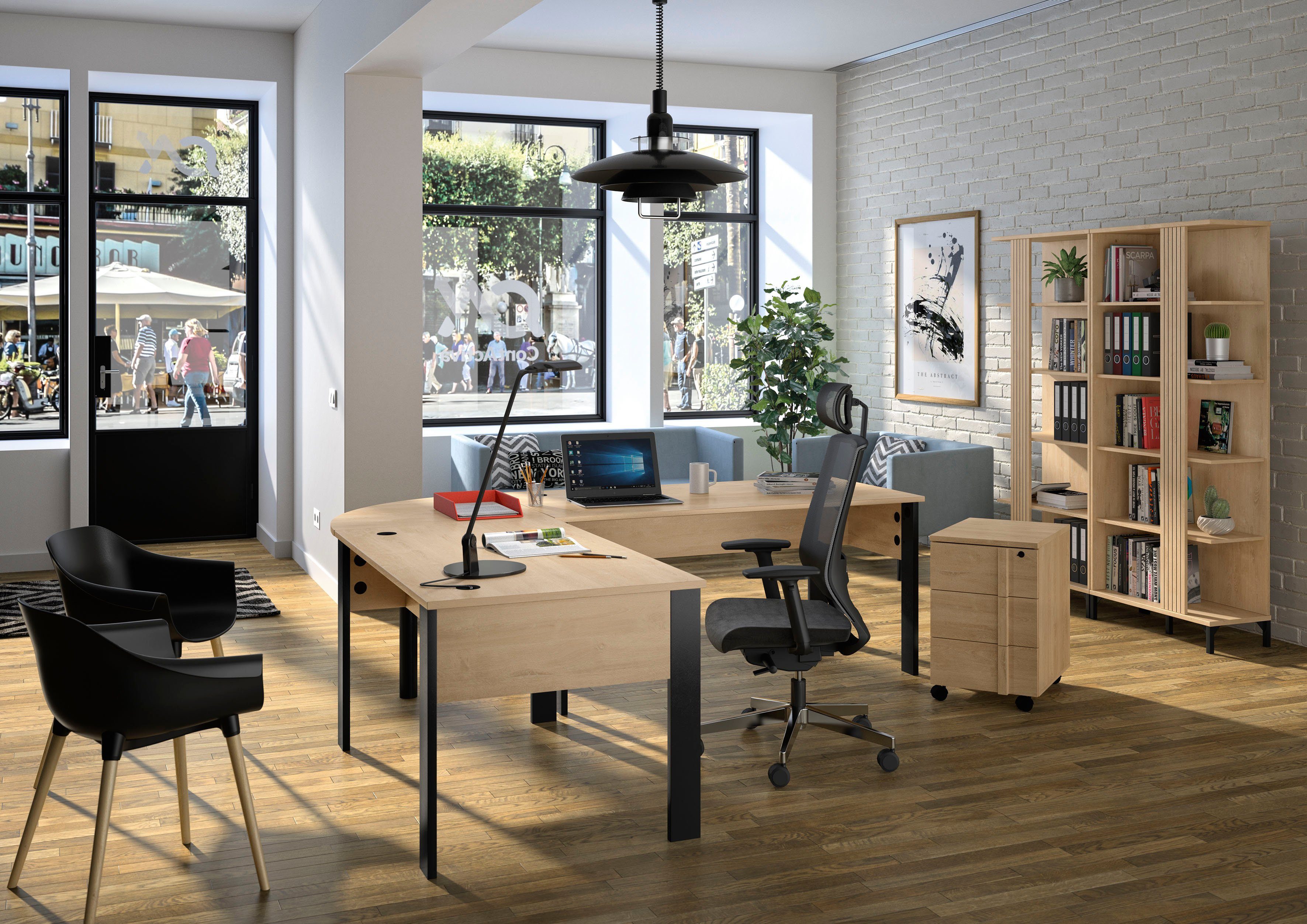 Gami Kastje op wieltjes Faro afsluitbaar, moderne industriële look (1 stuk)