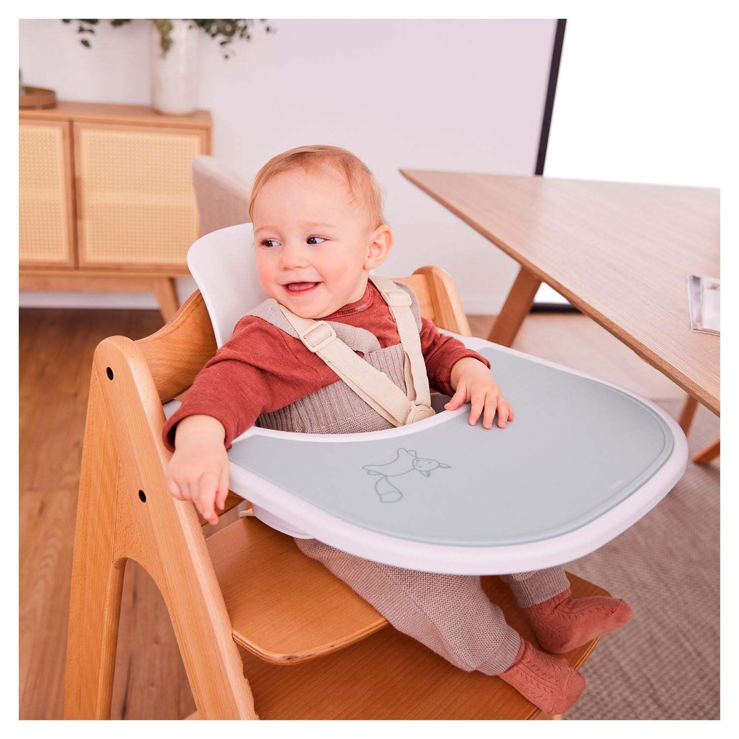 Hauck Set placemats Highchair Tray Mat, Disney Pooh Dusty Beige