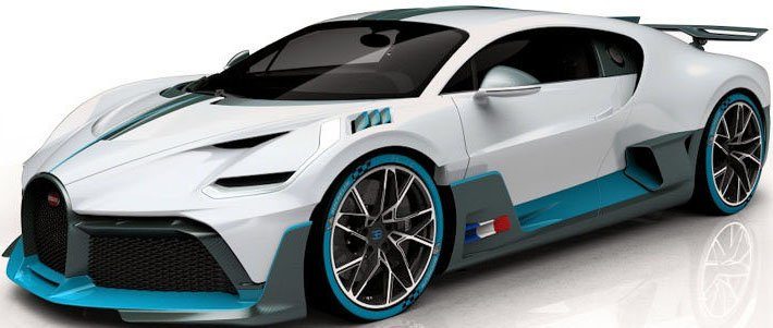 Maisto® Modelauto Bugatti Divo, wit