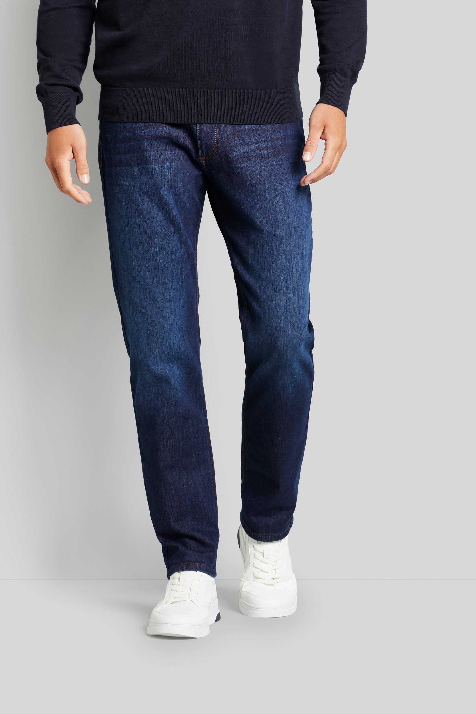 Bugatti 5-pocket jeans met een lichte used-look heren jeans maat 36 blauw