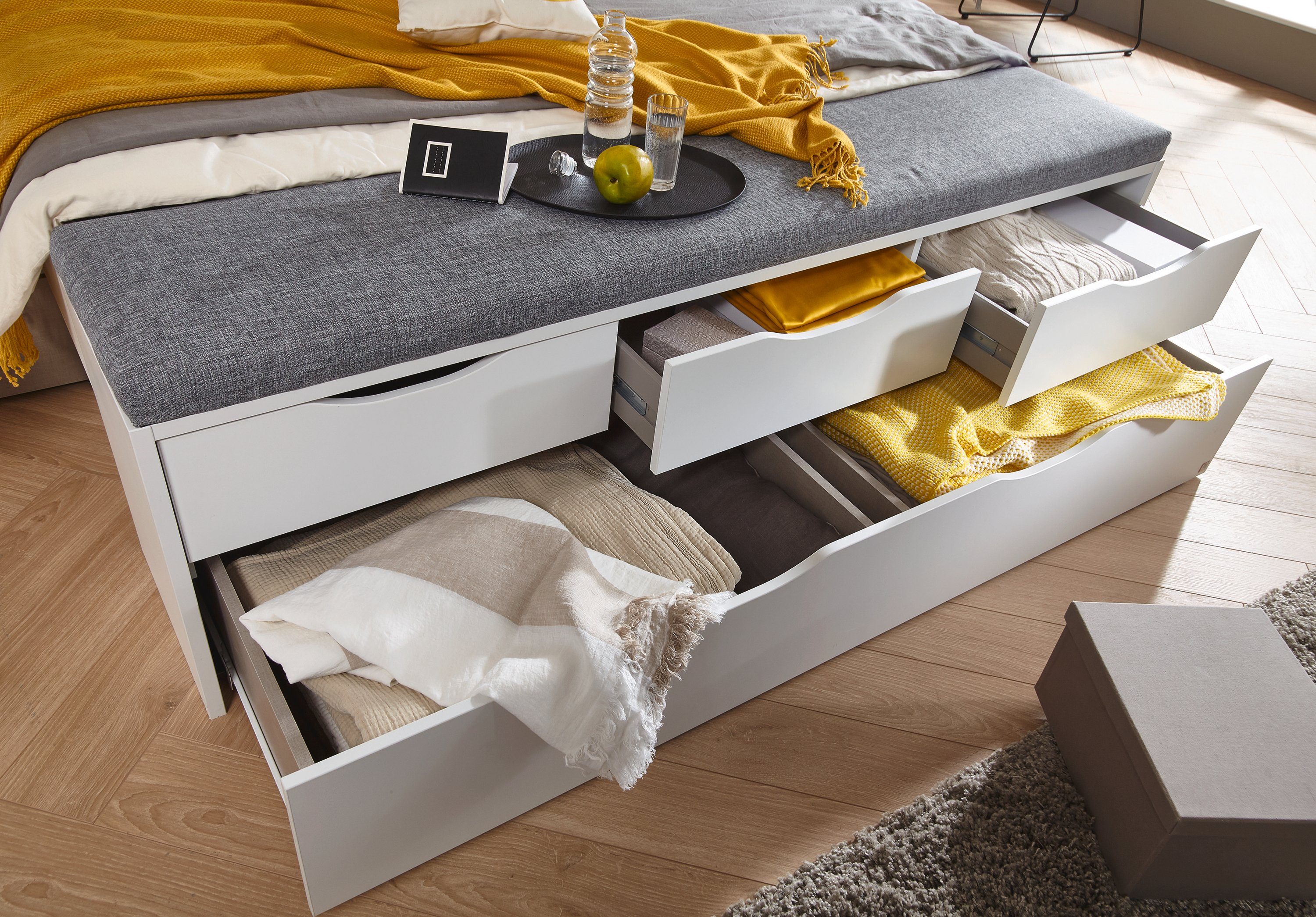 rauch Bed Scala XL inclusief bedbank met bekleding, xl-lade en verdere laden