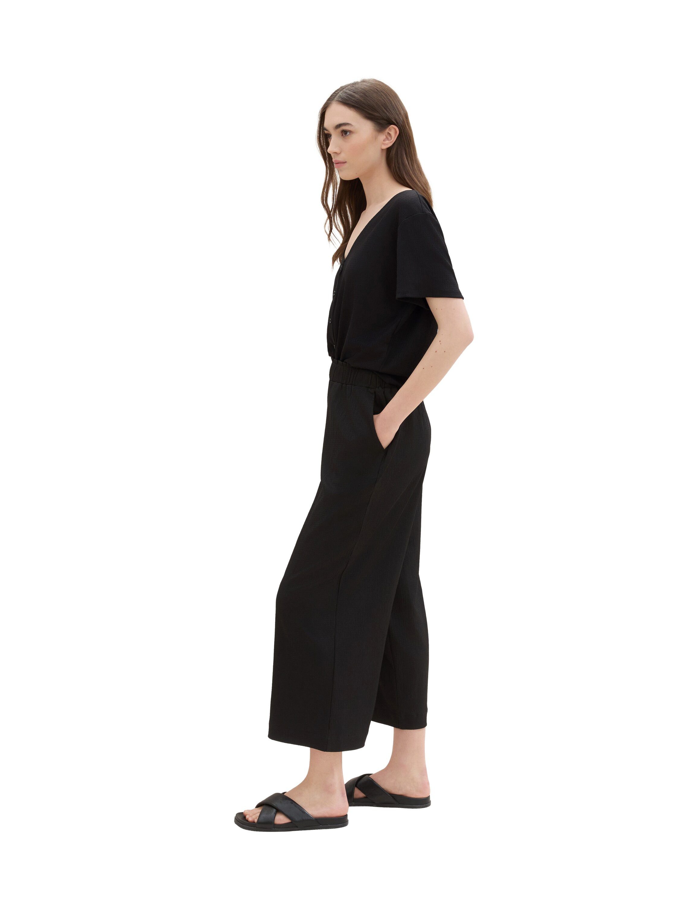 Tom Tailor Denim Culotte met gestreept patroon