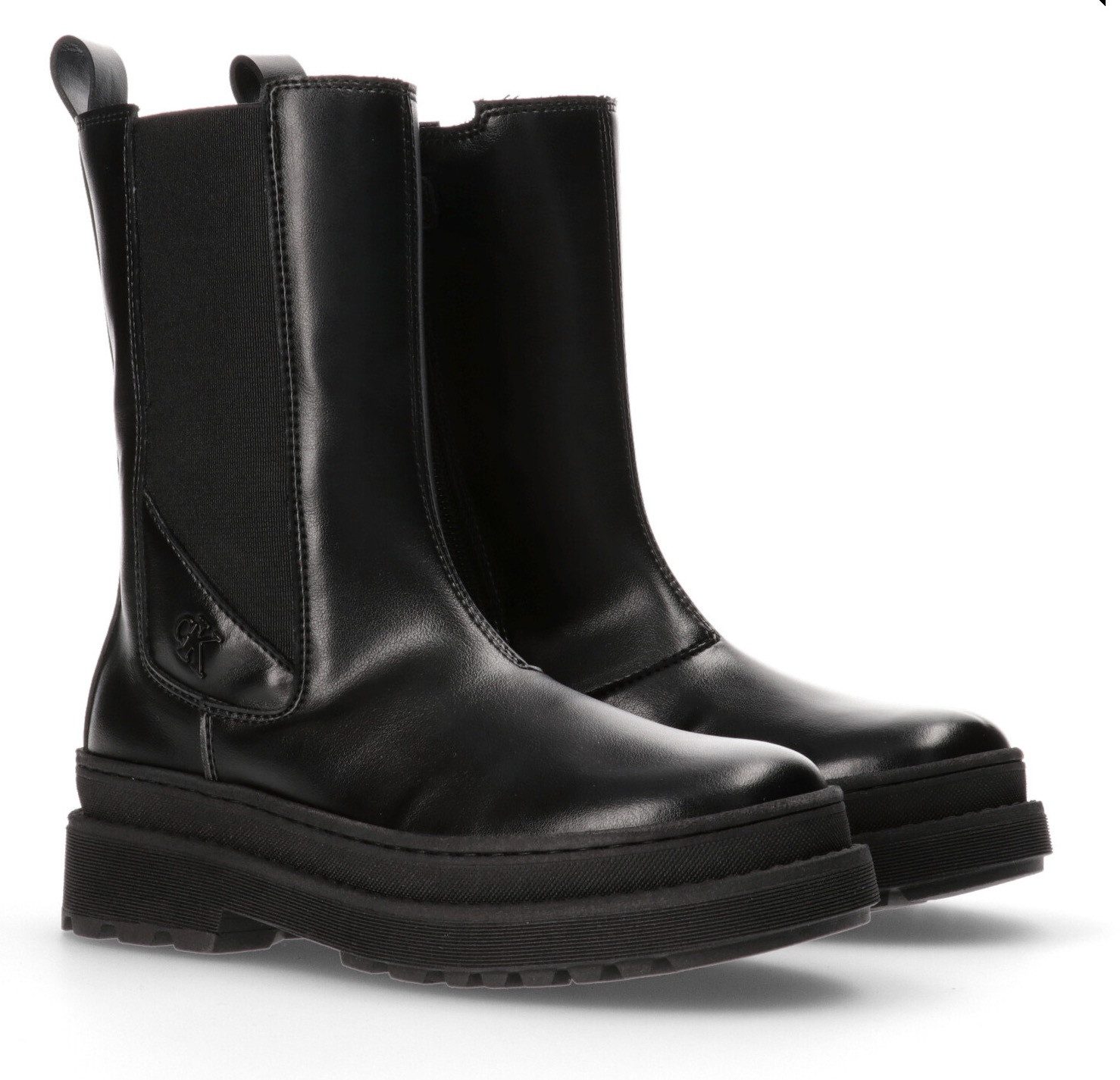 Calvin Klein Chelsea-boots , plateauboots, laarzen, winterlaarzen met binnenrits