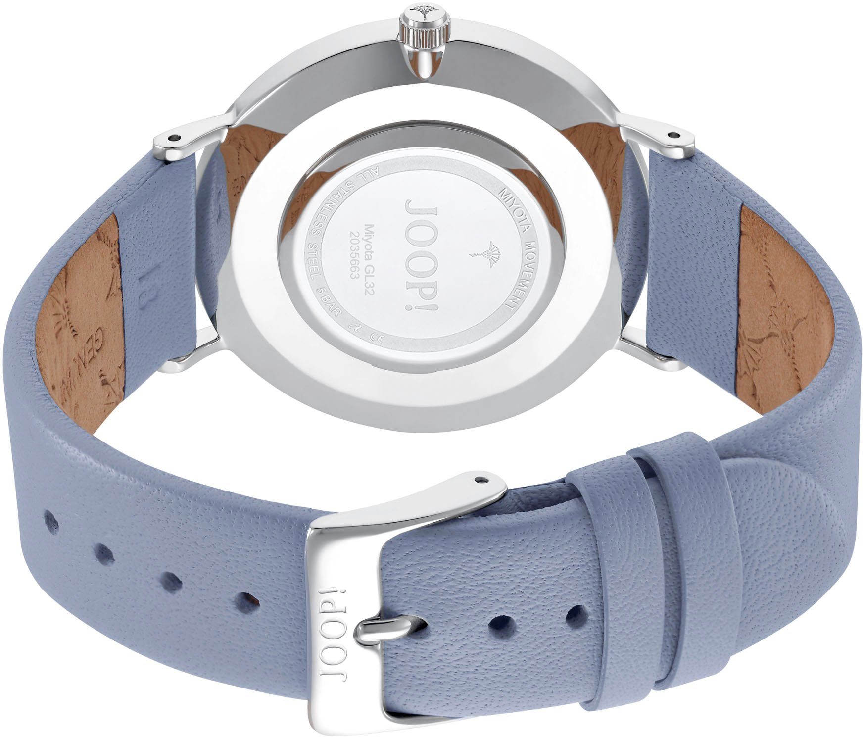 Joop! Kwartshorloge Horloge, dameshorloge, roestvrijstalen band, waterdicht tot 5 bar