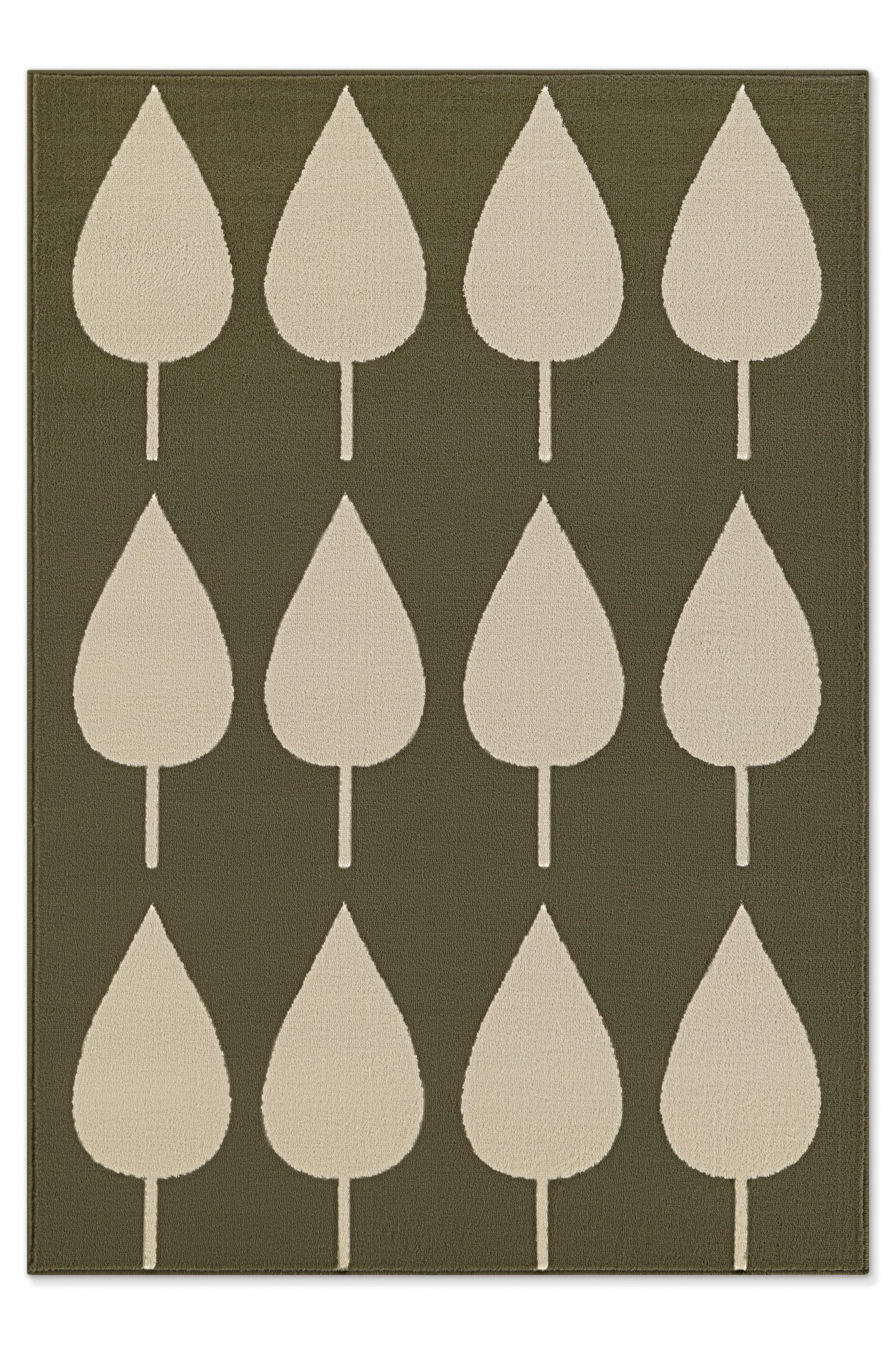 HANSE Home Kindervloerkleed Lovely Leaves Speeltapijt, stevig, kinderkamer, kortpolig, speelondergrond