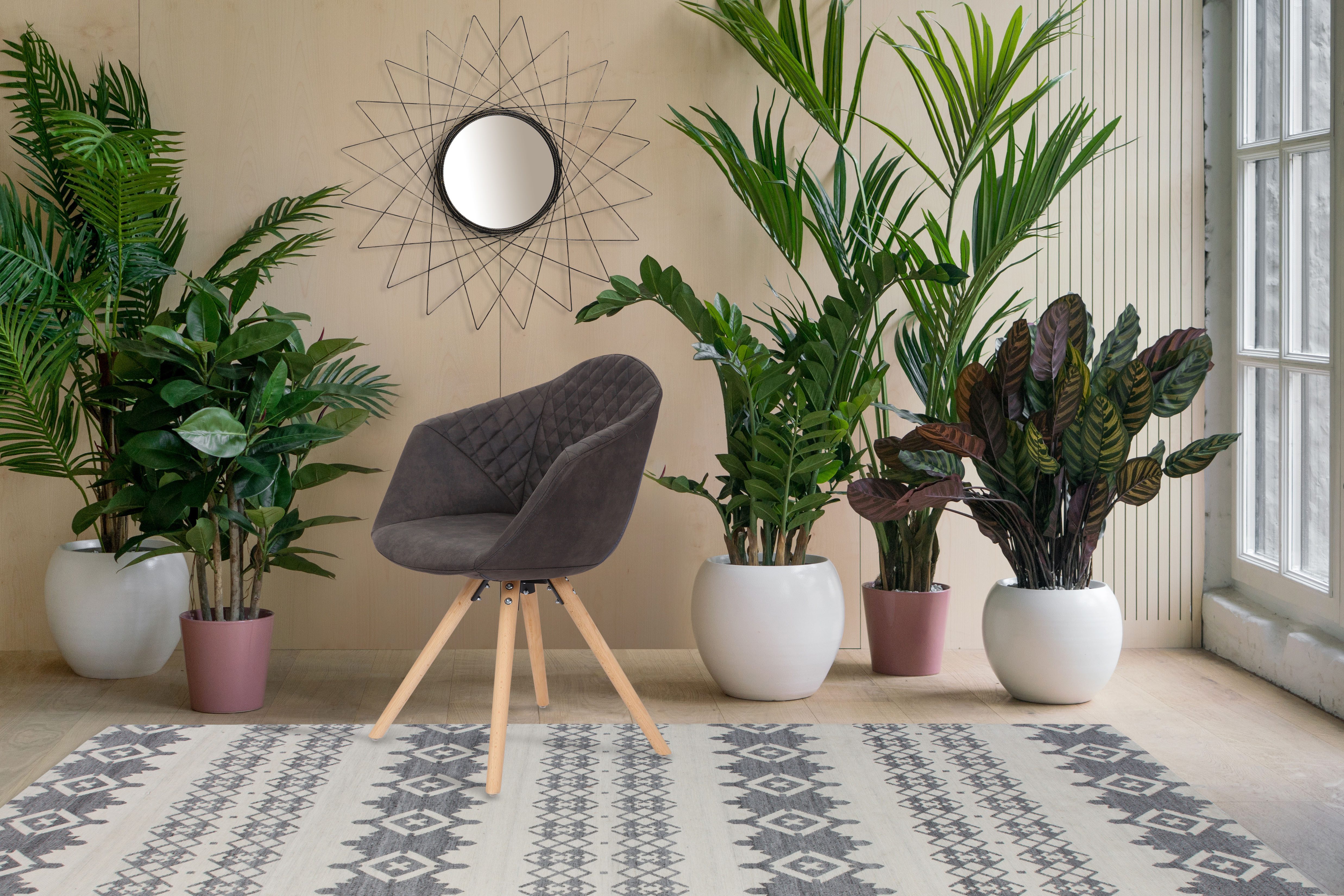 Kayoom Stoel Chadwick 110 2-delige set, stijlvol design, in natuurlijke kleuren gehouden (set, 2 stuks) 4 poot stoelen