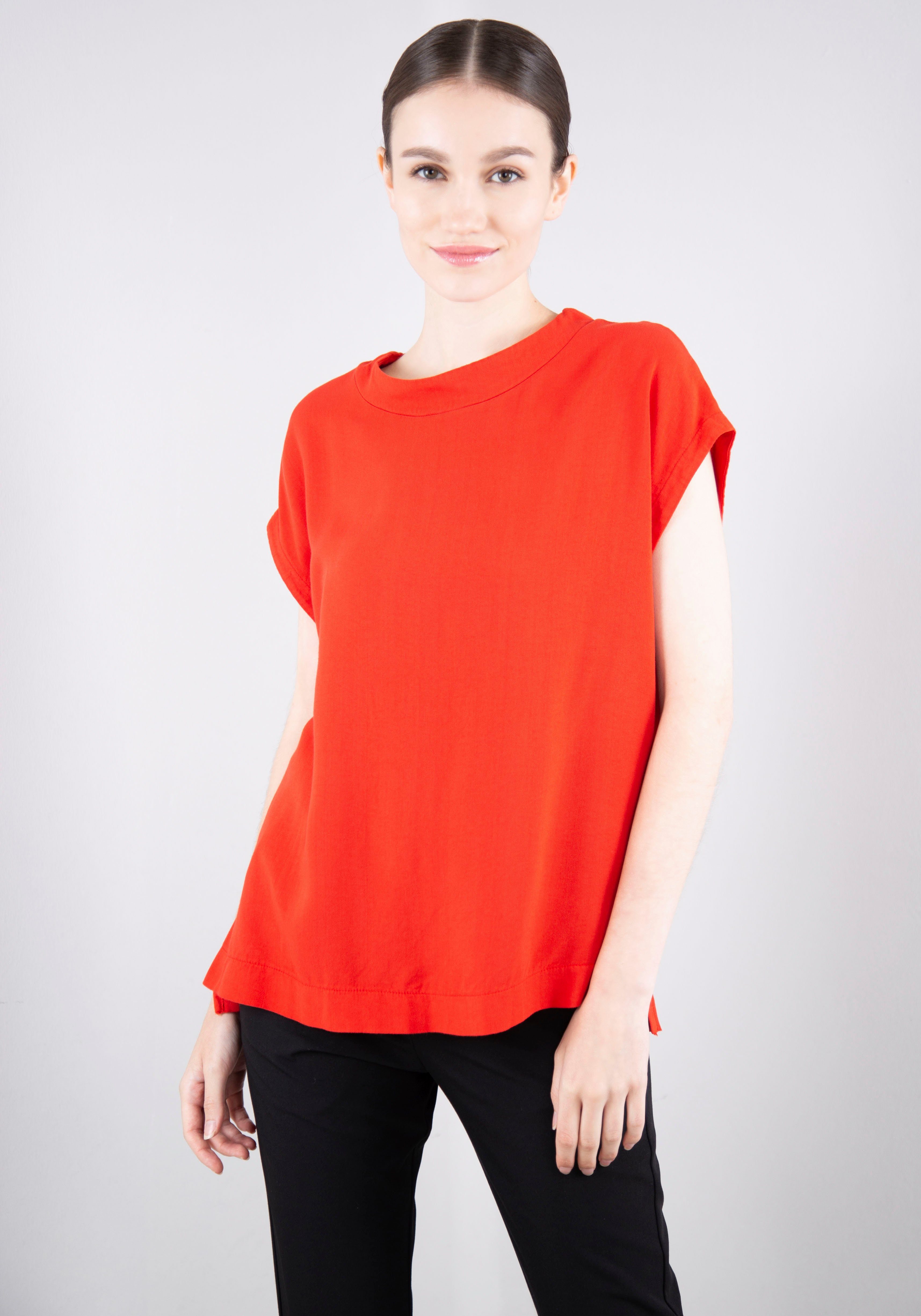 IMPERIAL Shirt met staande kraag IMP-TJ39BBZ Oversized cut