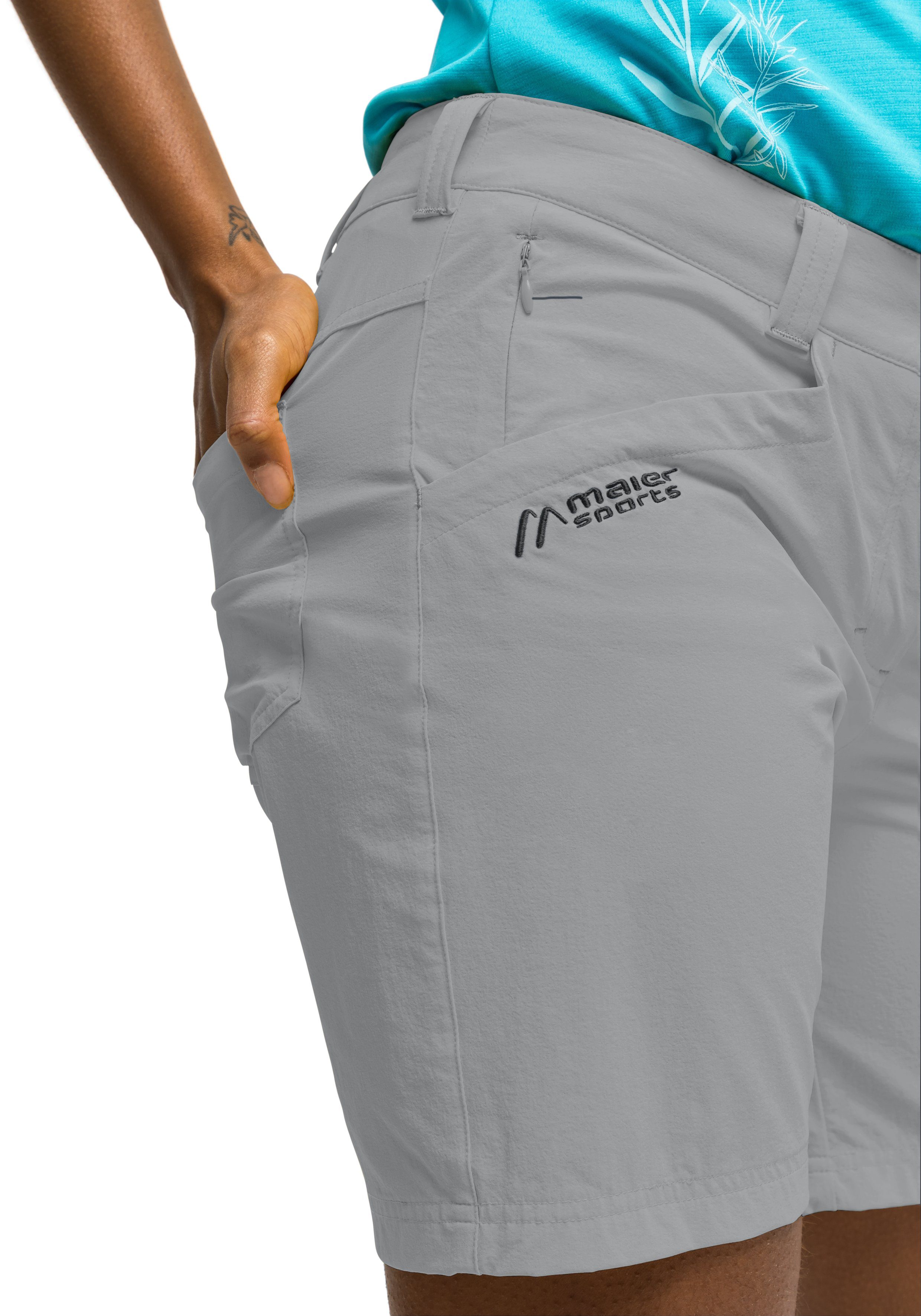 Maier Sports Functionele short Lulaka Shorts Dames shorts korte wandelbroek outdoorbroek met 4 zakken regular fit
