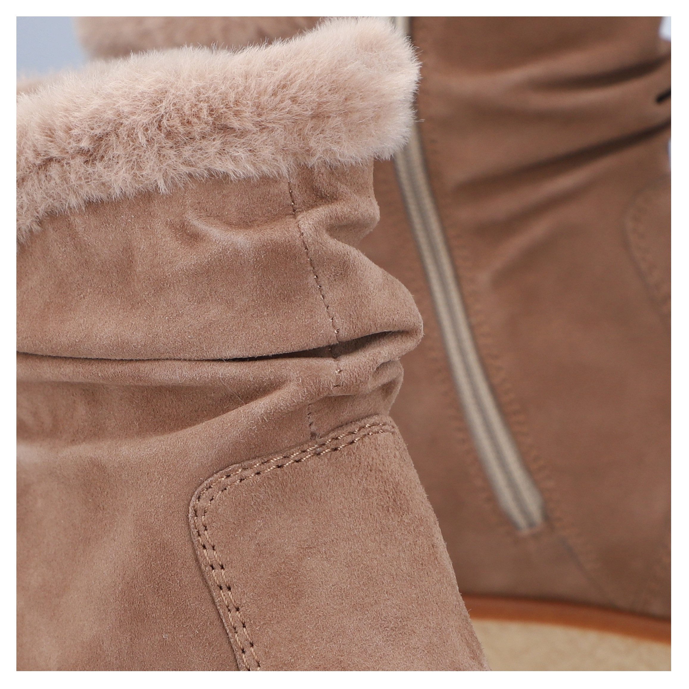 Rieker Winterlaarzen enkellaars, slouchy schacht, met binnenrits