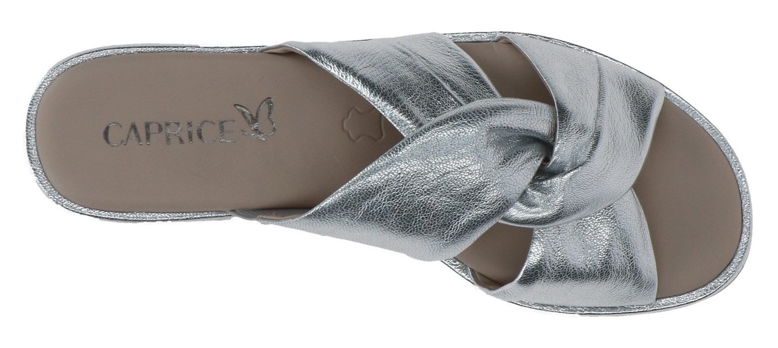 Caprice Slippers , blokhak, zomerschoen met hoogwaardige memotion-uitrusting