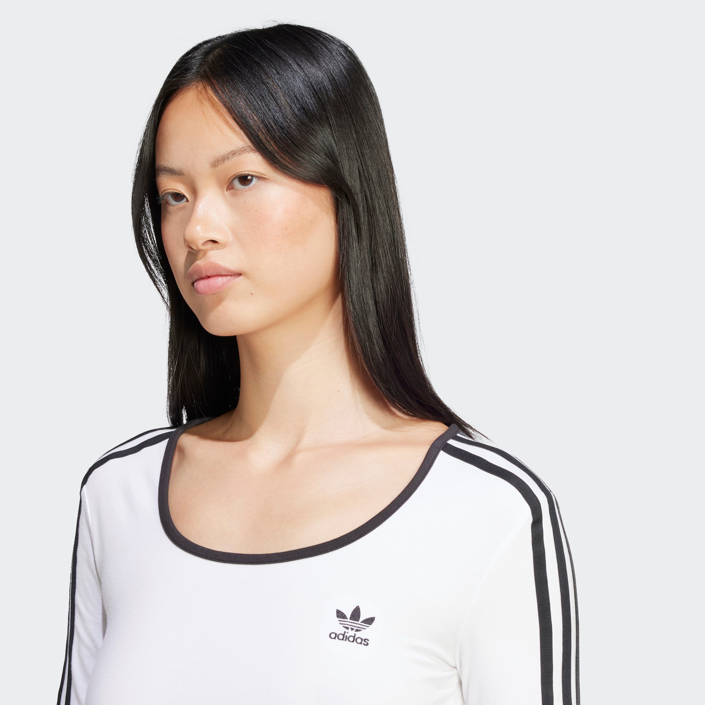 adidas Originals Shirt met lange mouwen 3S LS CROP