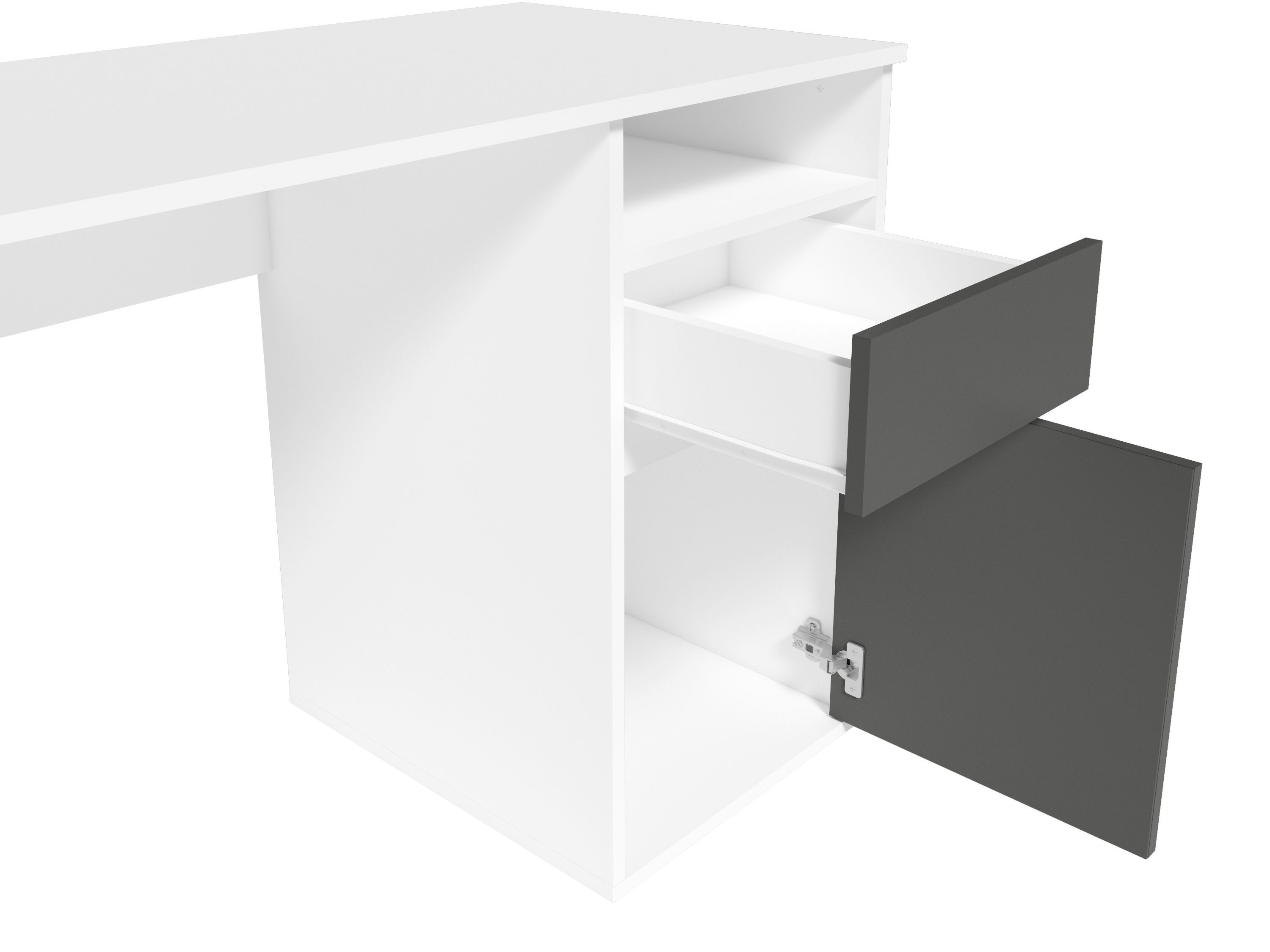 INOSIGN Bureau TINSLEY met lade en deur, breedte 120 x 53 cm
