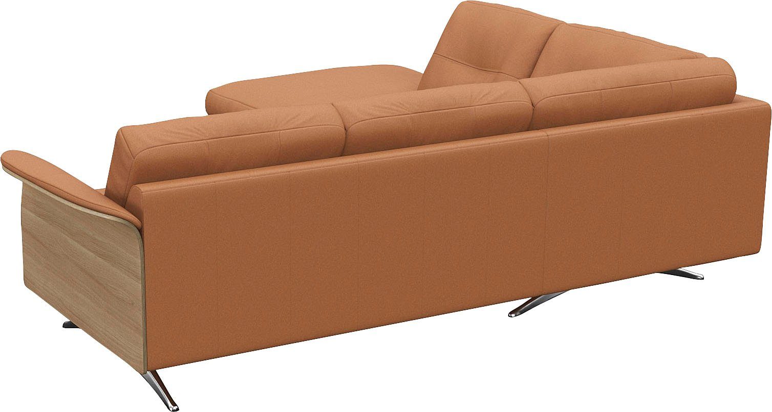 FLEXLUX Hoekbank Glow, super comfortabel door hoogwaardige zitconstructie met binnenvering, L-vorm