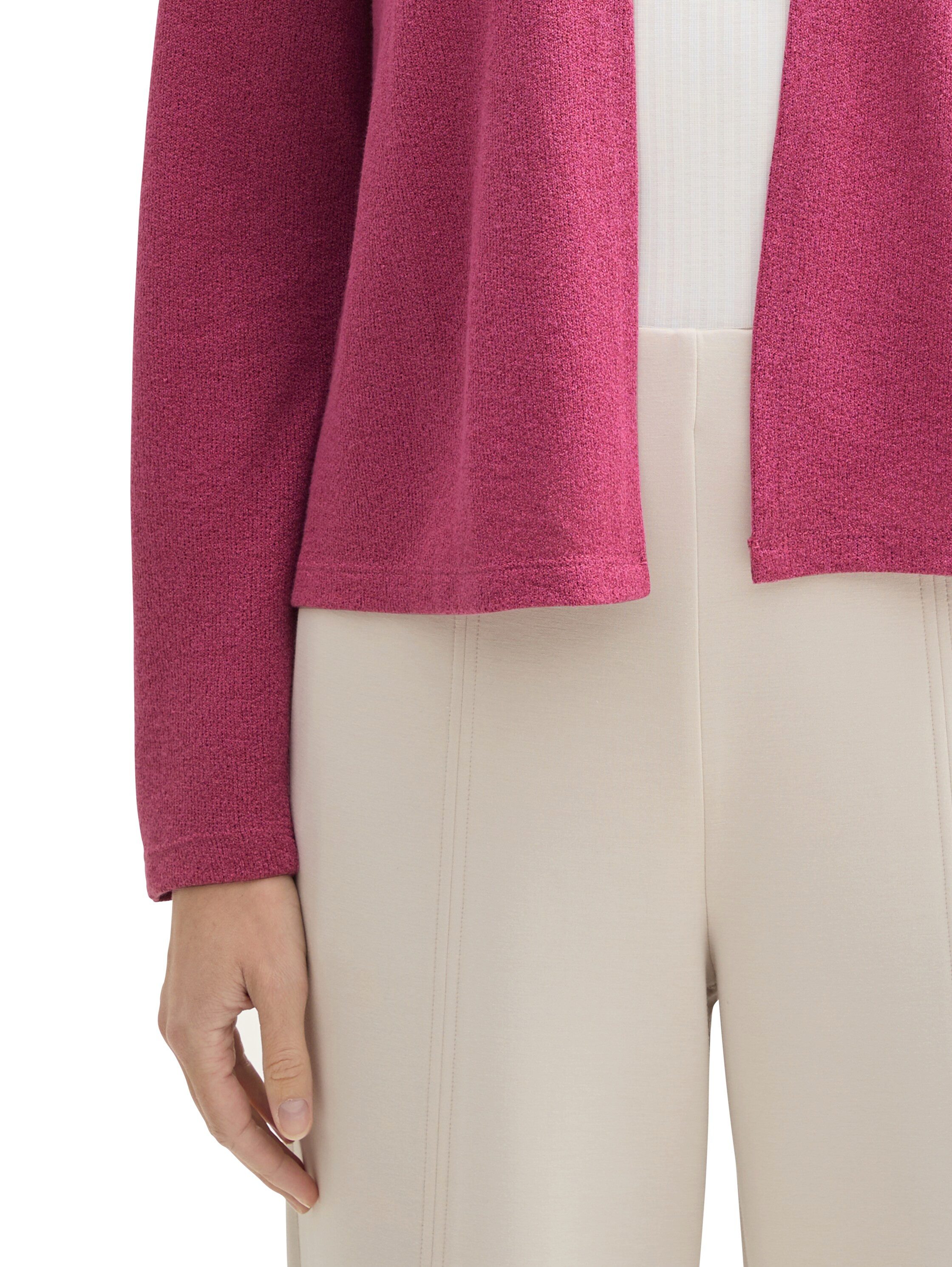Tom Tailor Cardigan open aan de voorkant en kraagloos