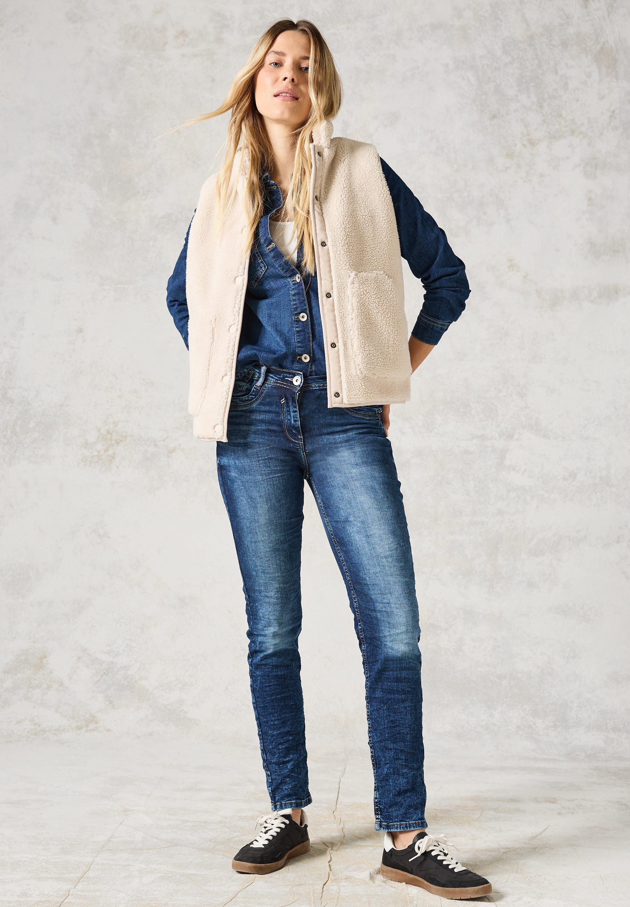Cecil Slim fit jeans Stijl Toronto in five-pocketsstijl