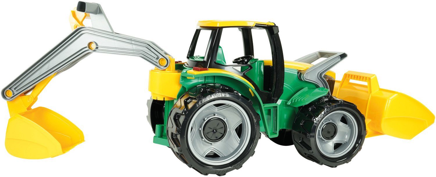 Lena® Speelgoed-tractor Giga Trucks met graafarm en voorlader, made in europe