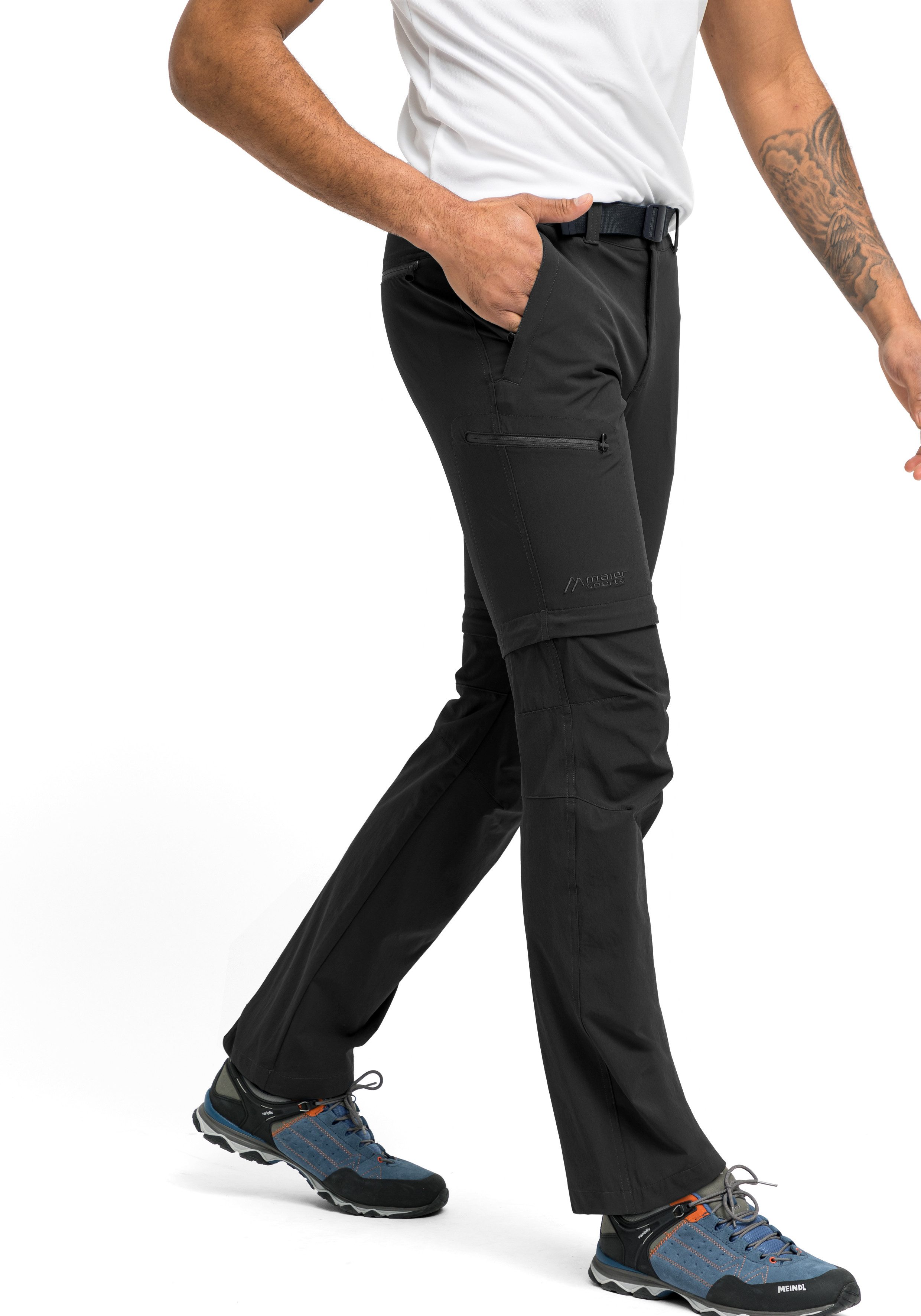 Maier Sports Functionele broek Tajo 2 Heren wandelbroek, afritsbare outdoorbroek, 4 zakken, regular fit
