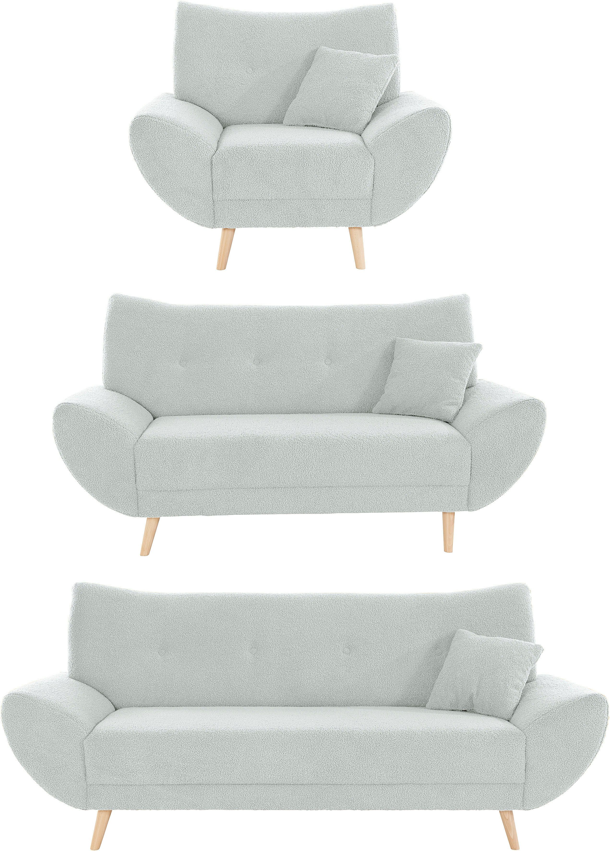 Home affaire Zithoek BASTA Comfortabele golfvering (3-delig)