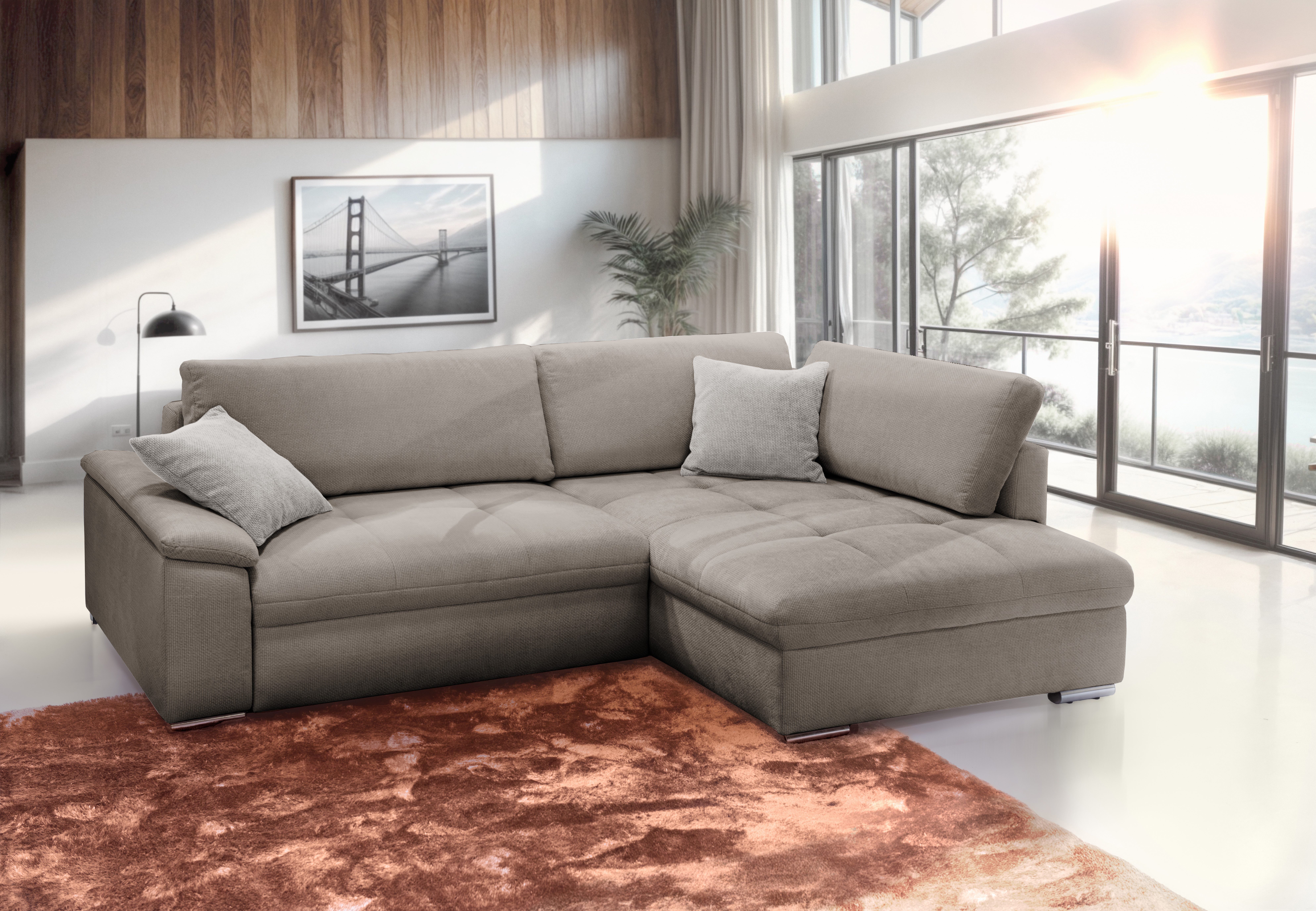 exxpo - sofa fashion Hoekbank Casa Grande incl. bedfunctie, bedlade, OTTOs Choice, comfortabel