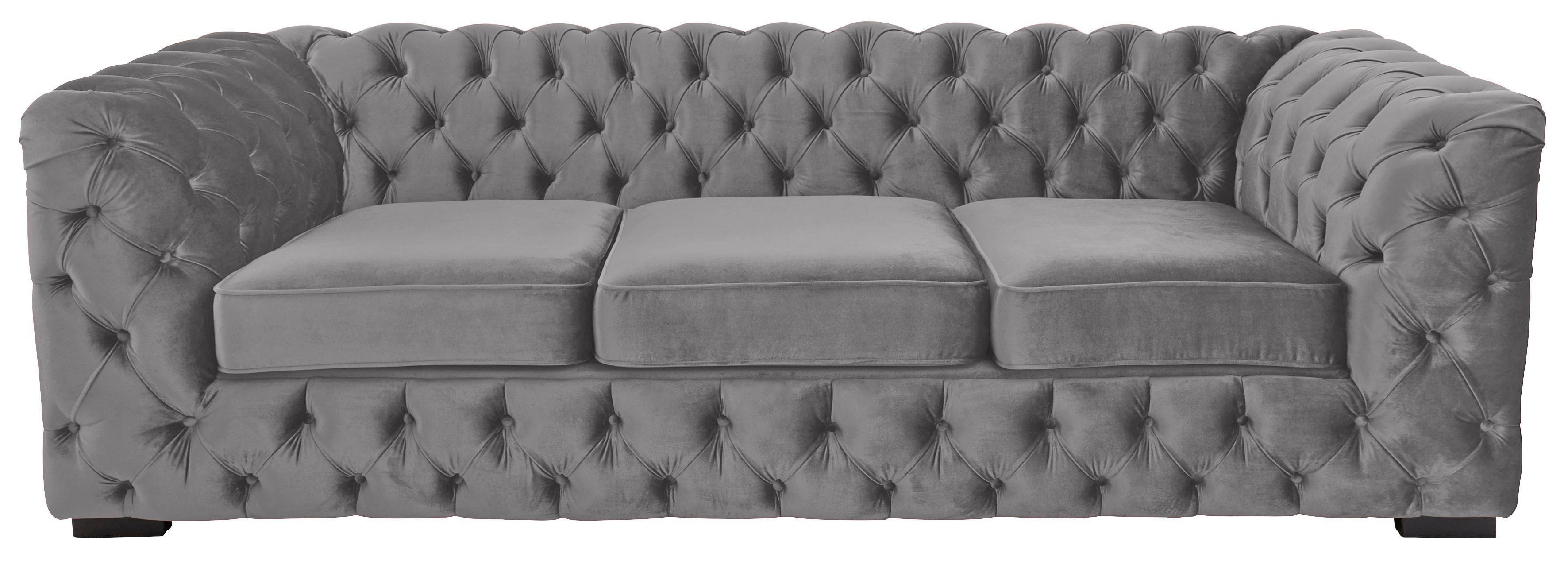 Guido Maria Kretschmer Home&Living Chesterfield-bank Kalina klassieke chesterfield knoopdetails, zeer hoogwaardige afwerking