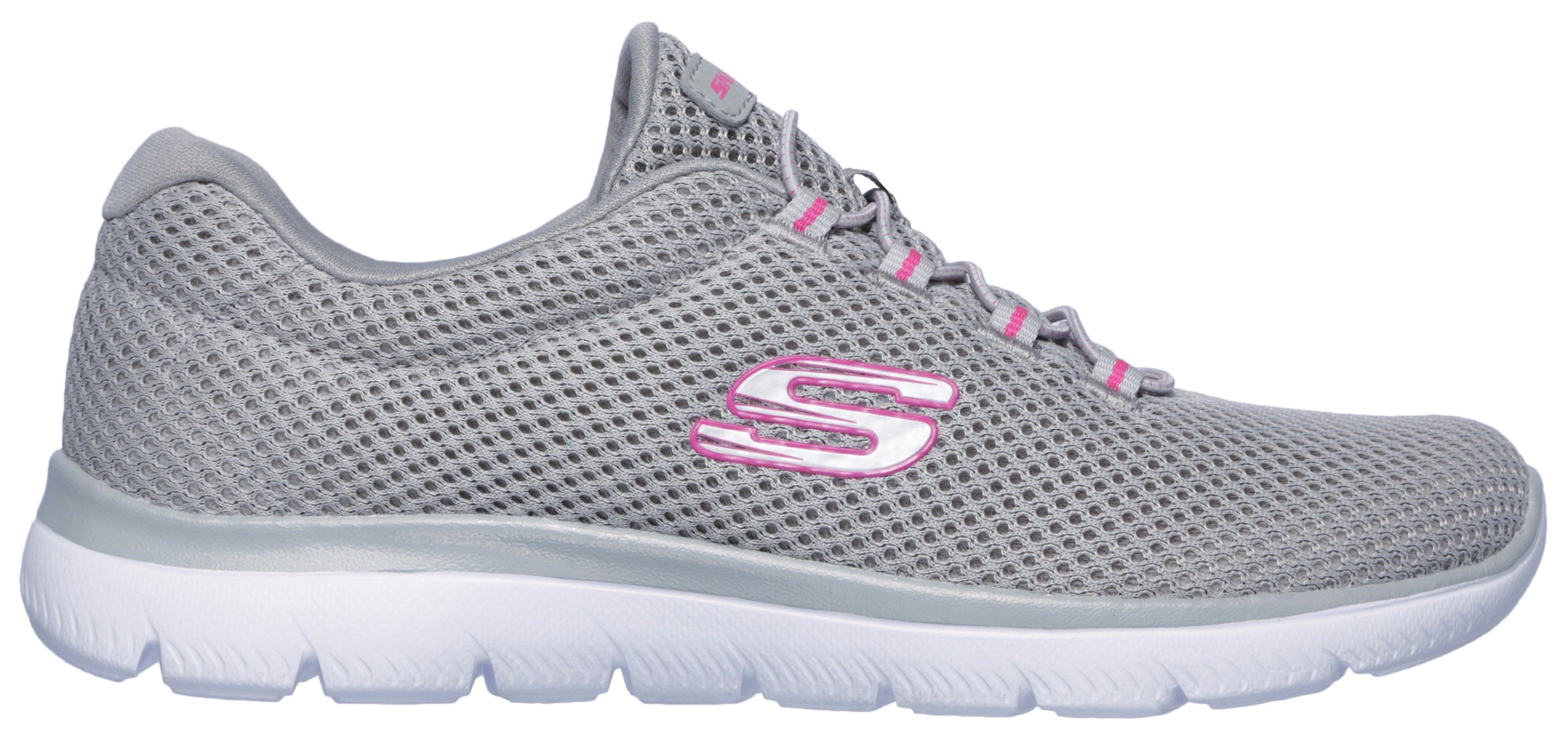 Skechers Slip-on sneakers Summits Vrijetijdsschoen, lage schoen, instapschoen met comfortabele binnenzool