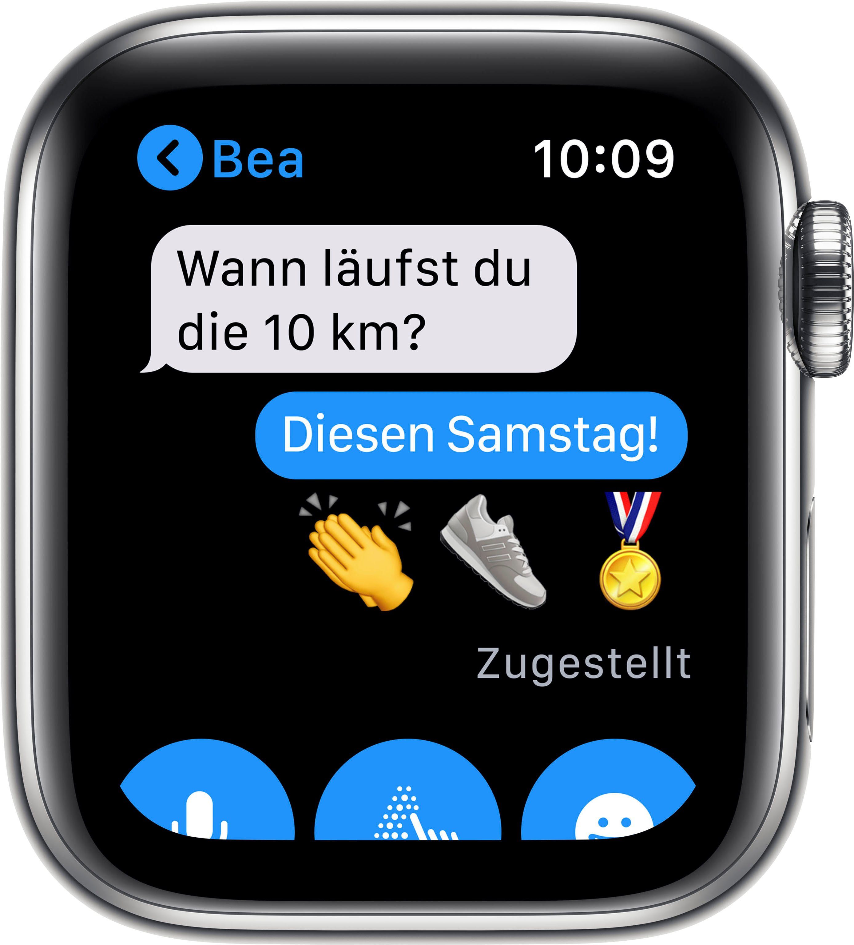 Apple Watch Series 6 gps + Cellular, edelstalen kast met milanaisebandje 40  mm inclusief oplaadstation (magnetische oplaadkabel) koop je bij | OTTO